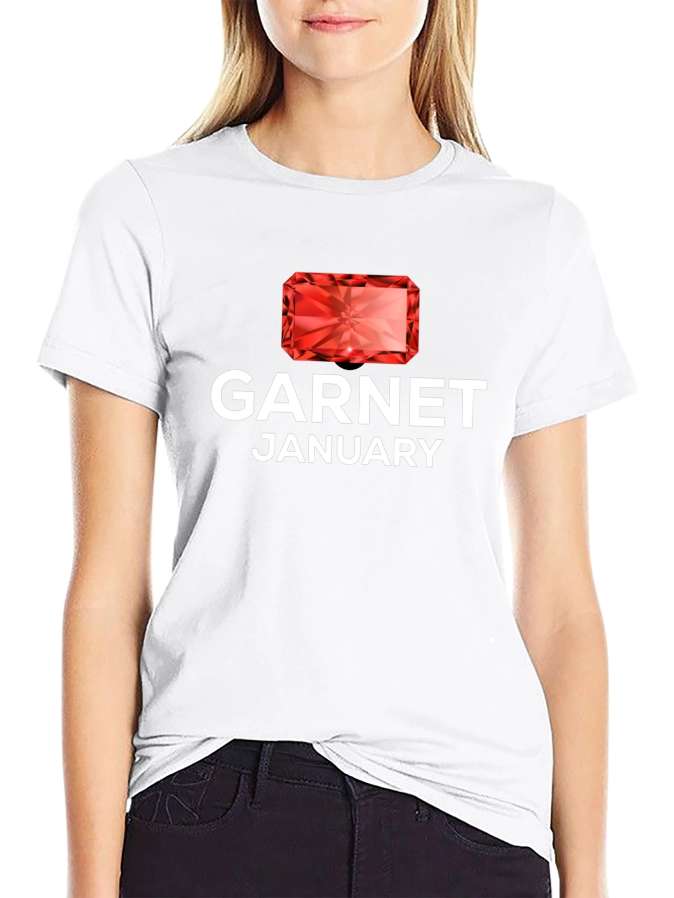 Garnet January Birthstone T-Shirt