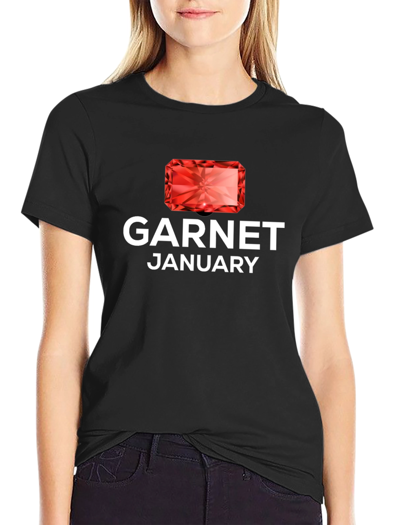 Garnet January Birthstone T-Shirt