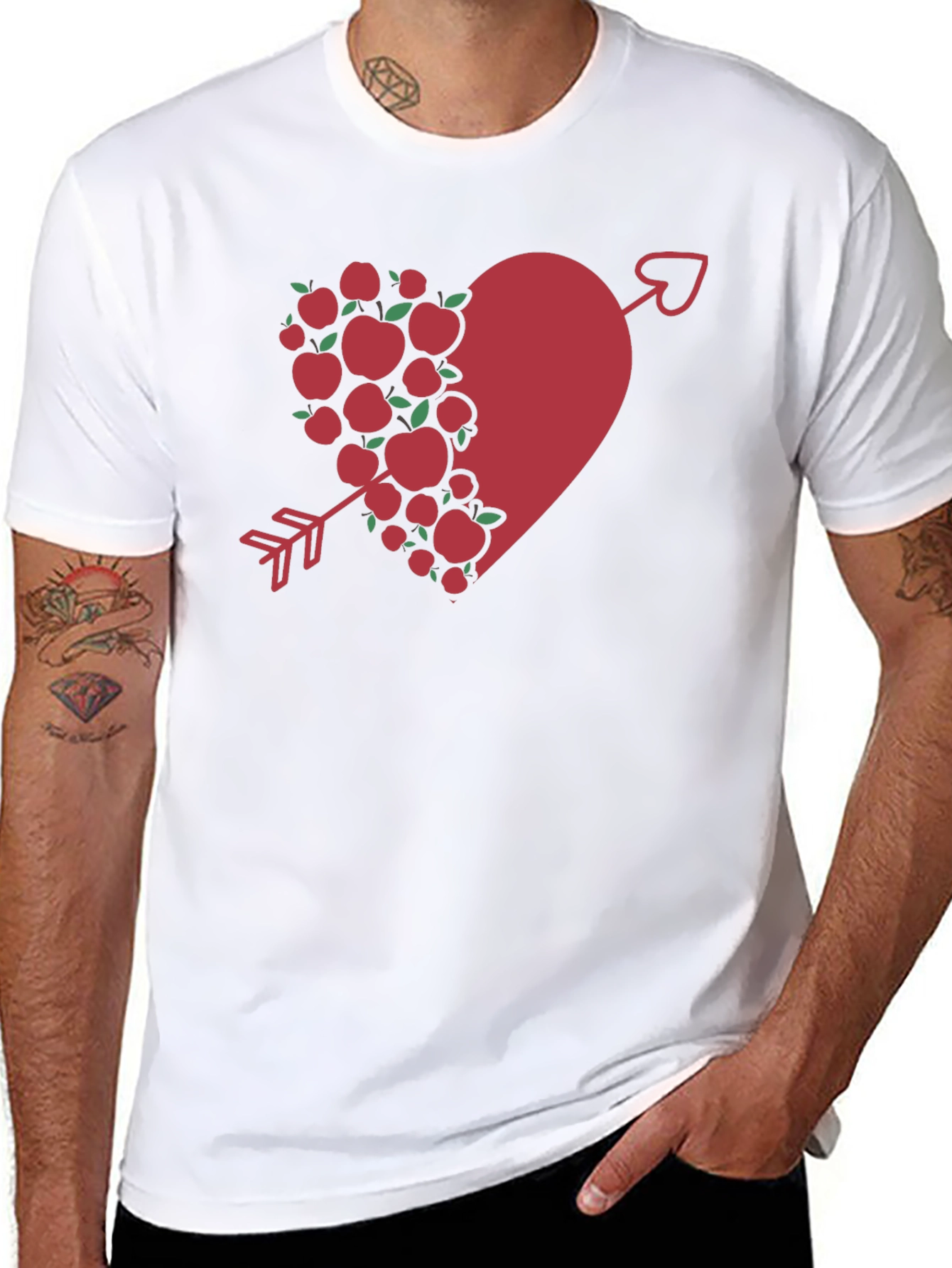 Heart Arrow T-Shirt - Cupid Love Tee