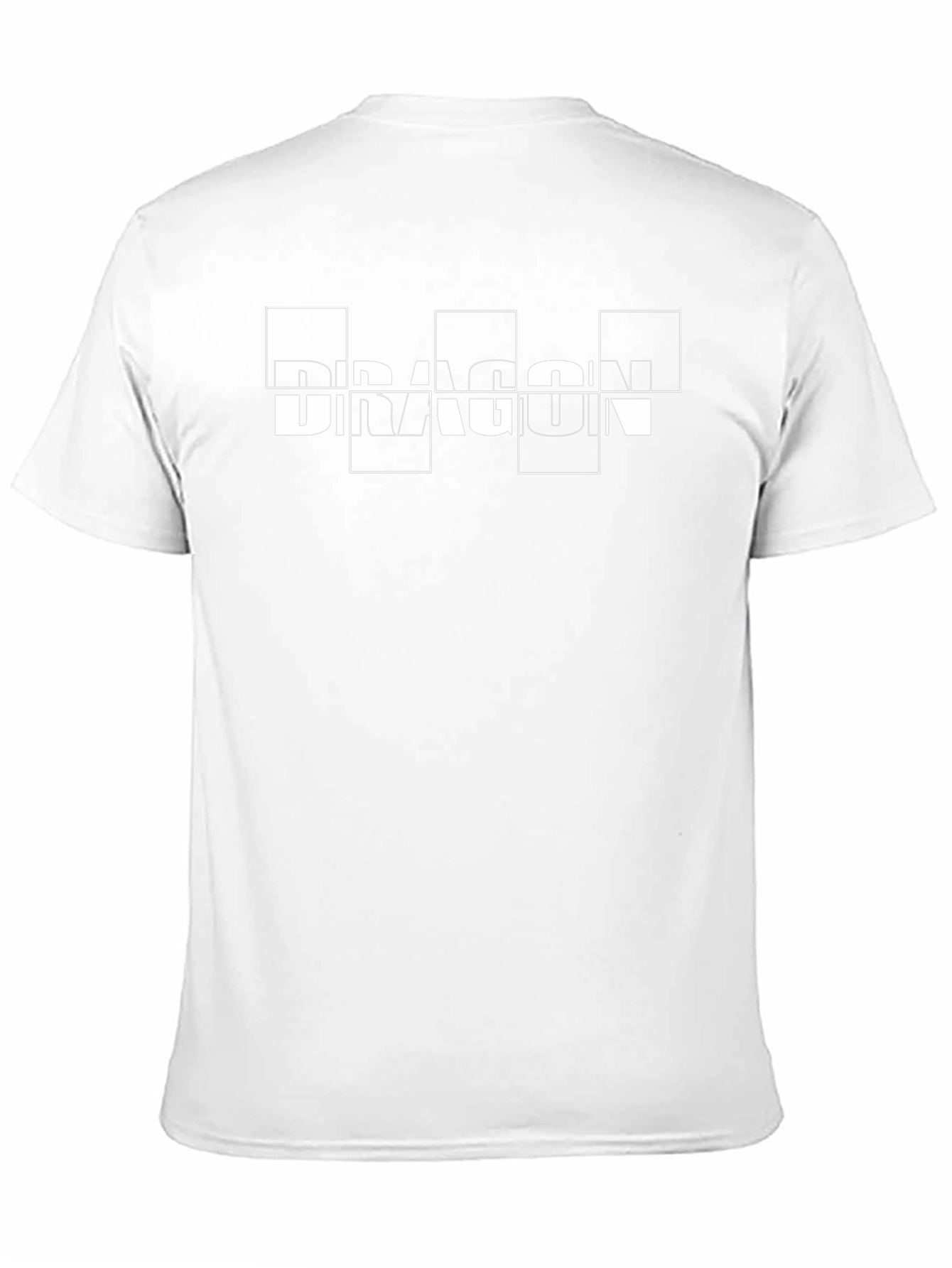 Dragon Block Mens Black Graphic Tee
