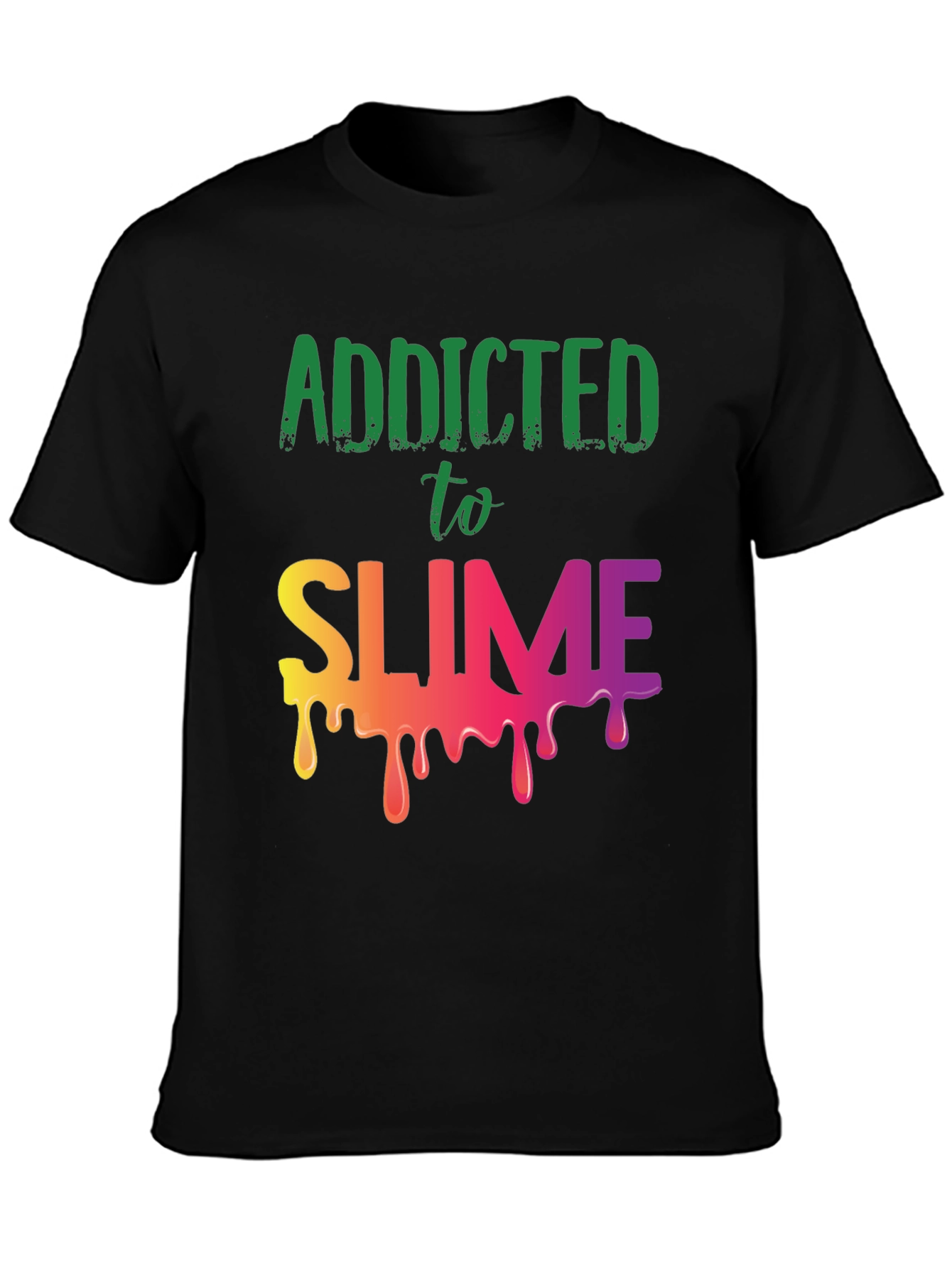 Addicted to Slime Graphic Tee - Black