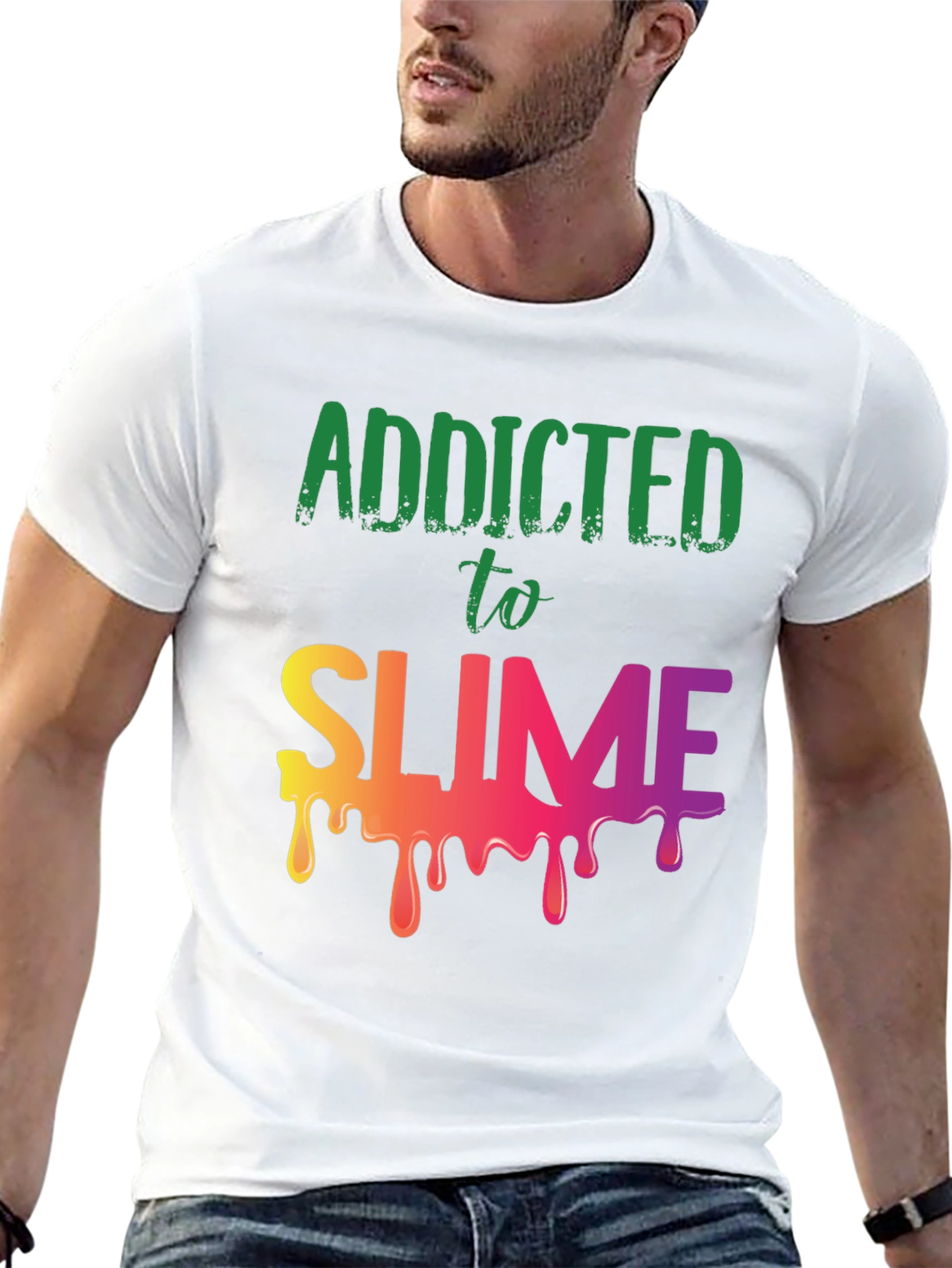 Addicted to Slime Graphic Tee - Black
