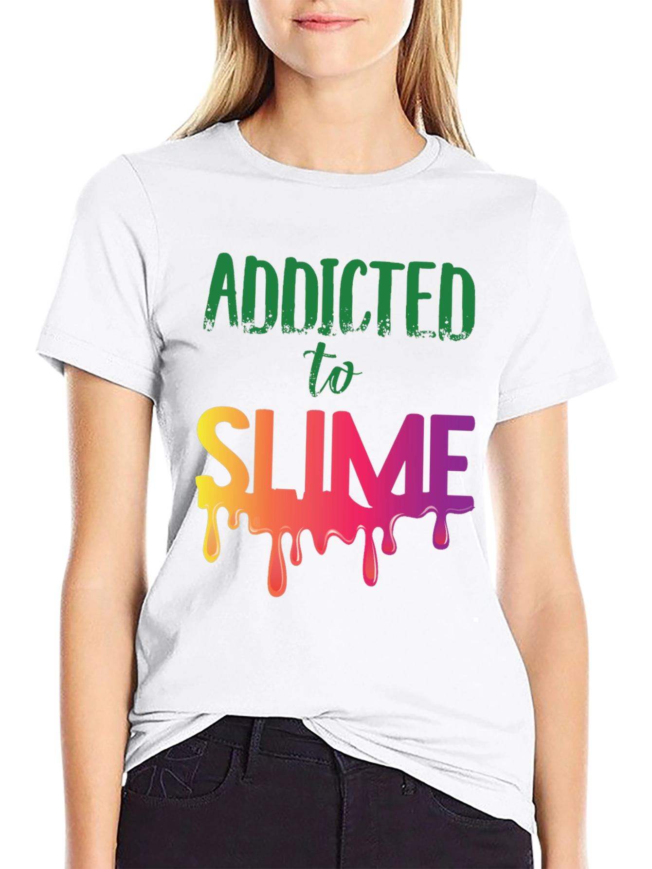 Addicted to Slime Graphic Tee - Black