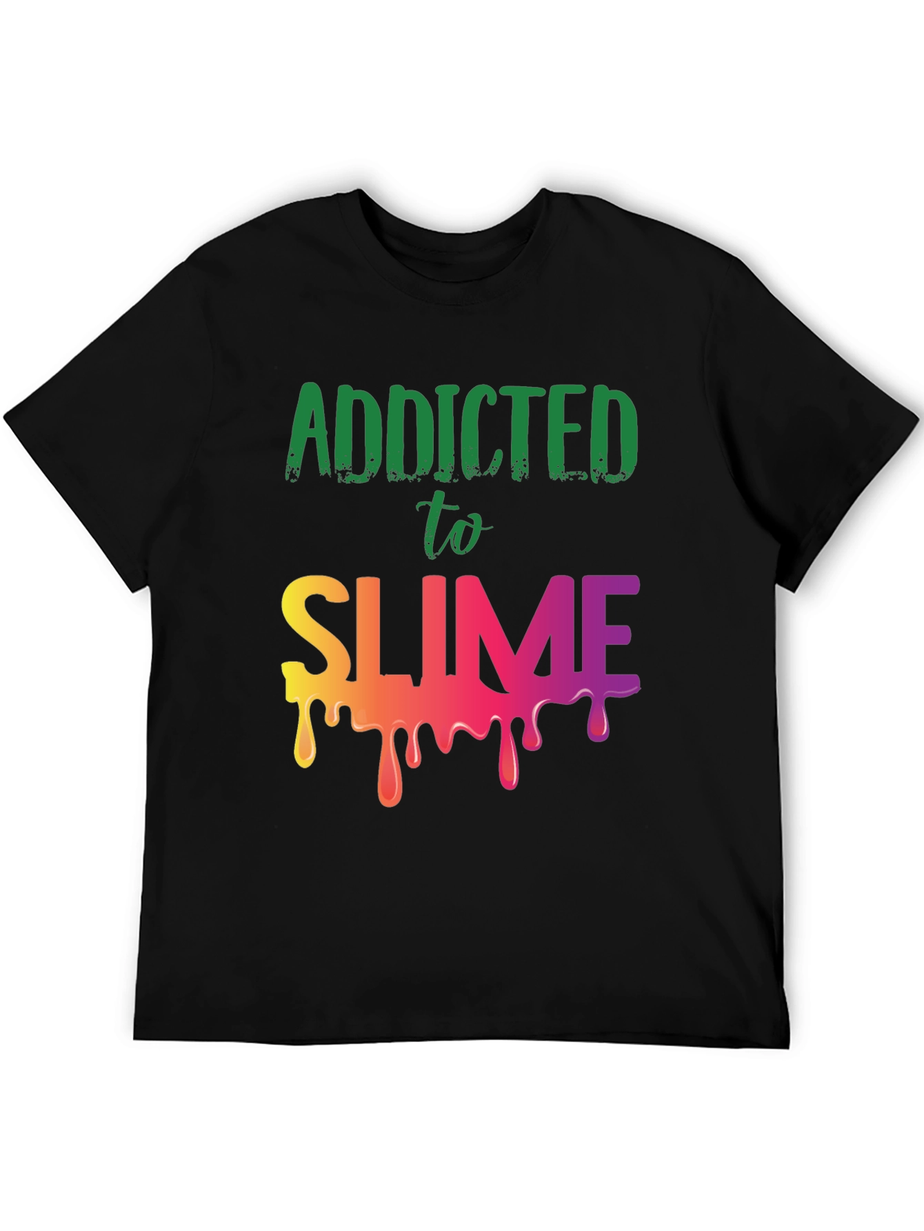 Addicted to Slime Graphic Tee - Black