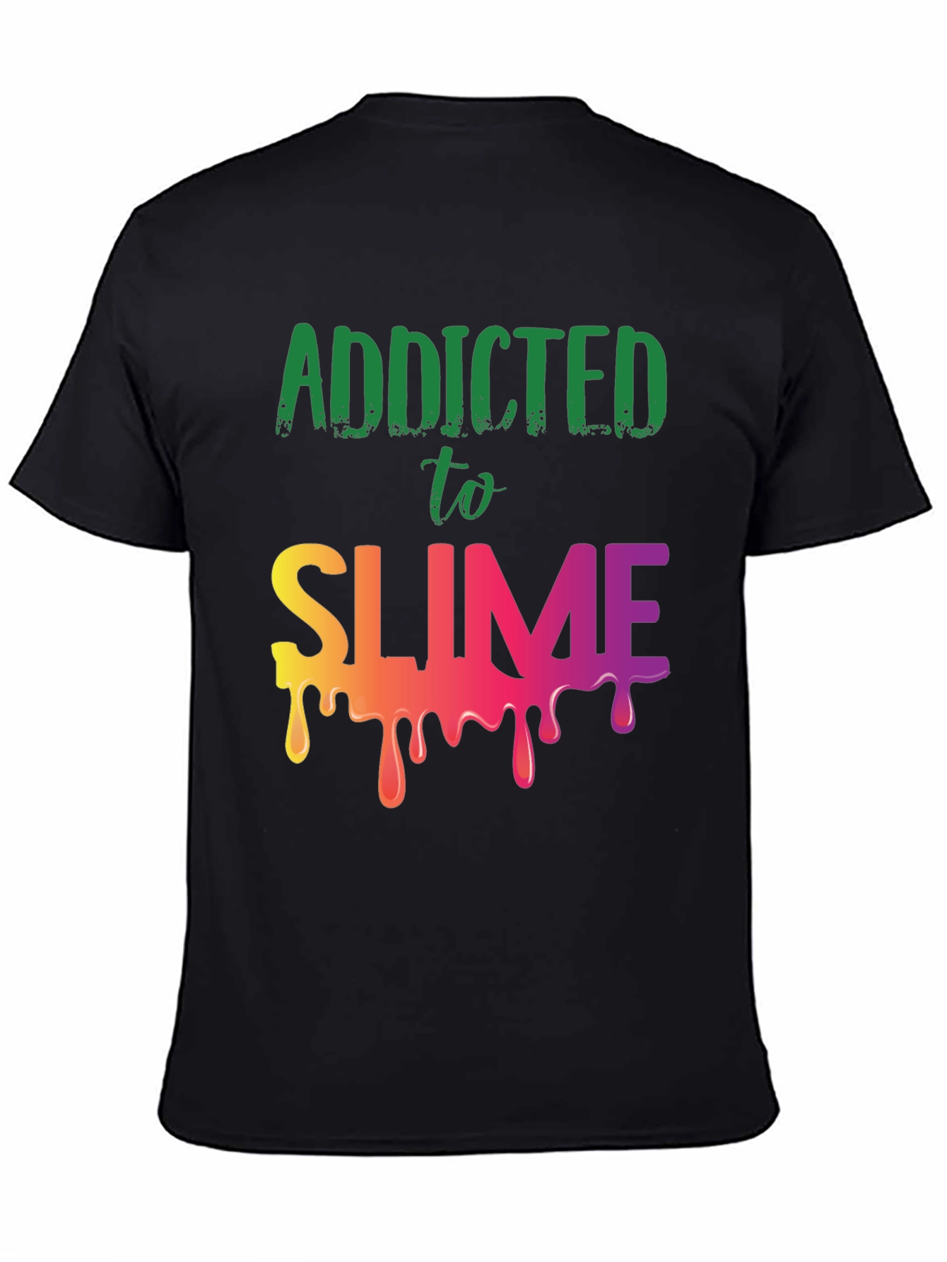 Addicted to Slime Graphic Tee - Black