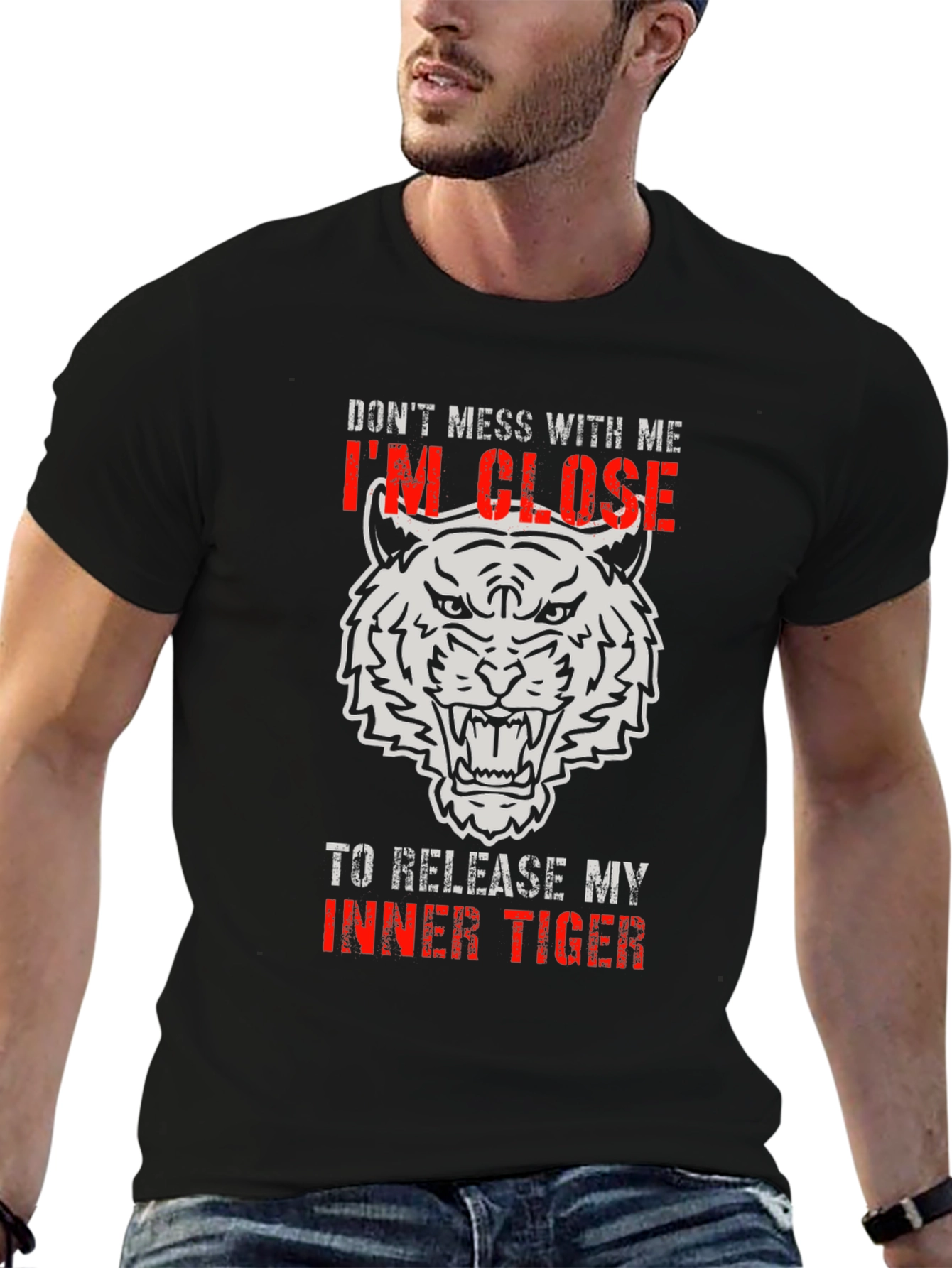 Dont Mess With Me Inner Tiger Graphic T-Shirt