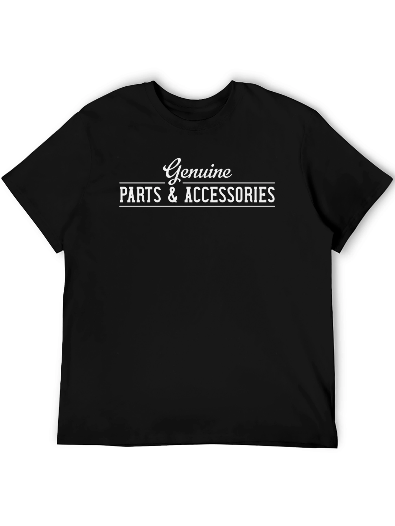 Genuine Parts & Accessories Black Graphic Tee