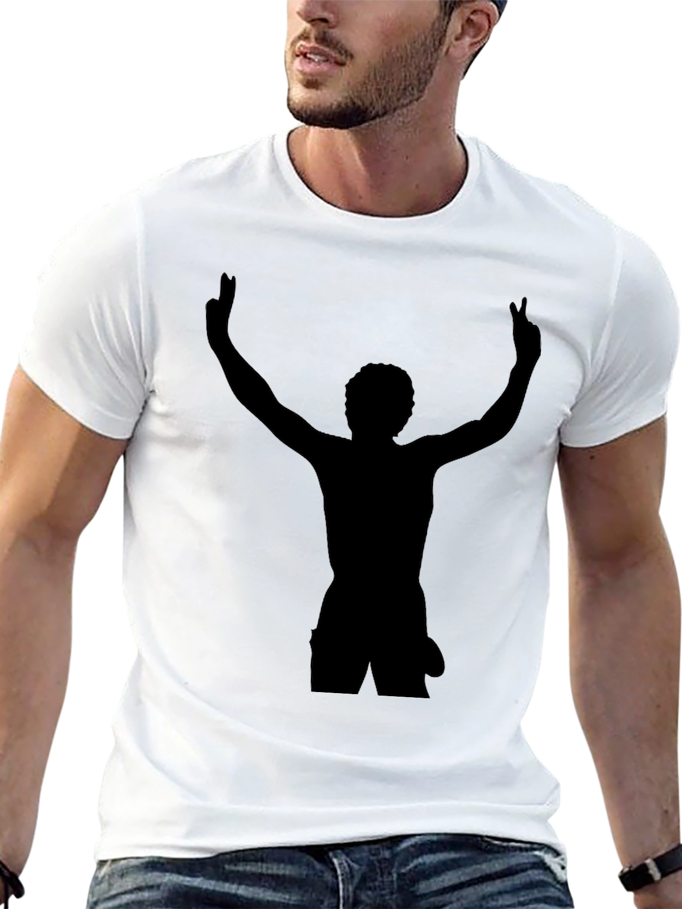 Silhouette T-Shirt - Peace Sign
