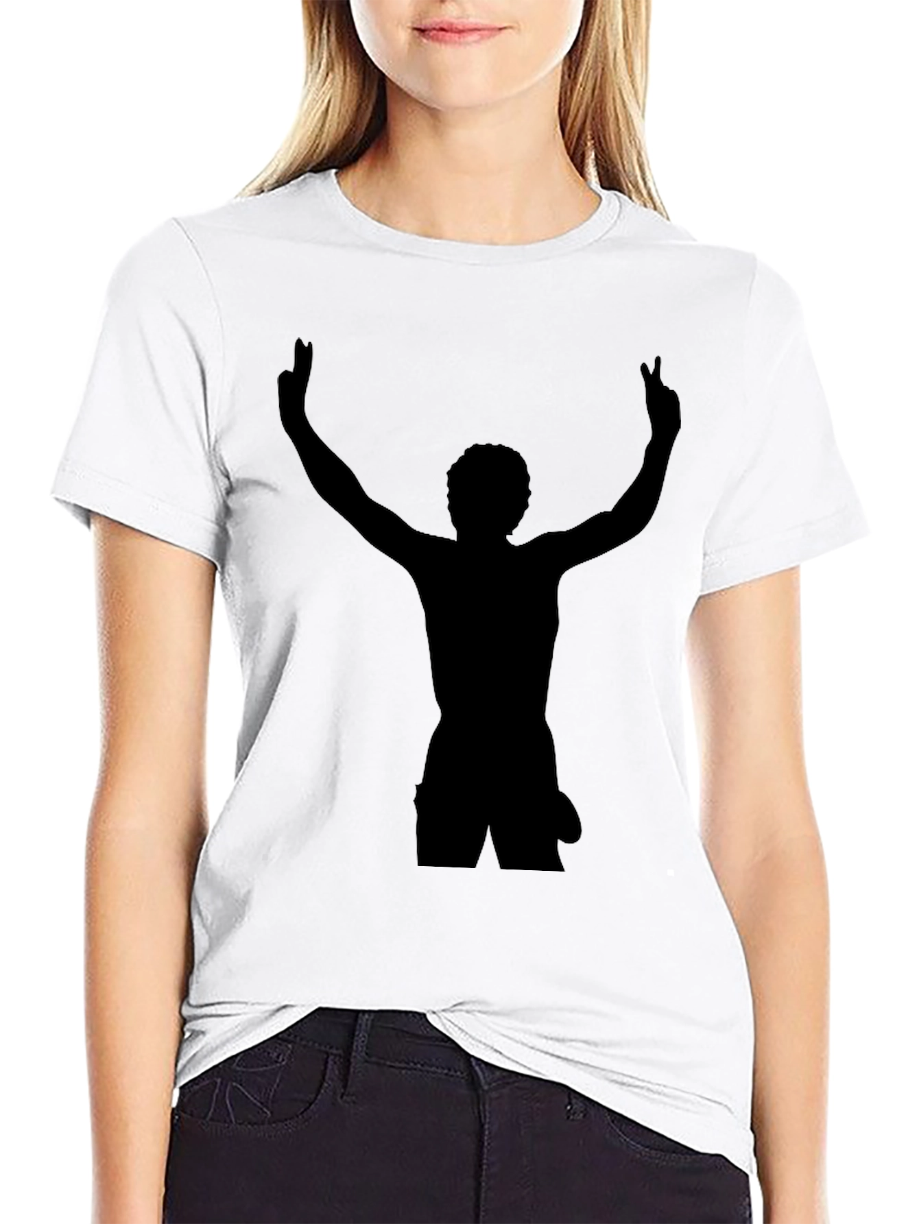Silhouette T-Shirt - Peace Sign