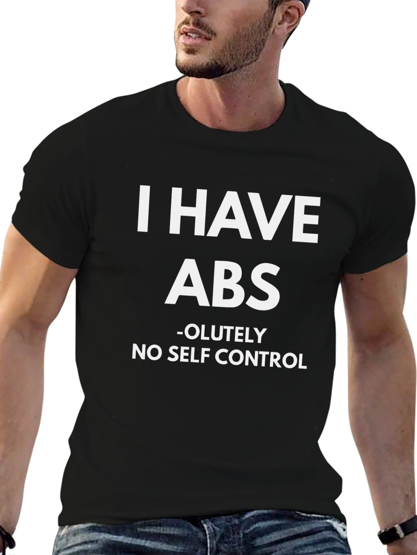 Funny I Have ABS Graphic T-Shirt