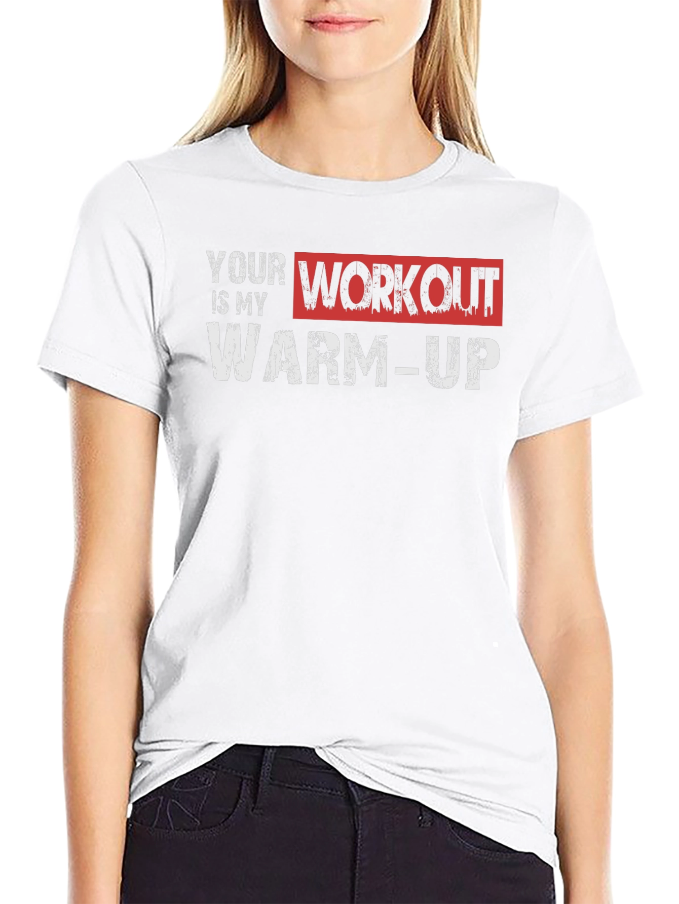 Workout Warm-Up Graphic T-Shirt