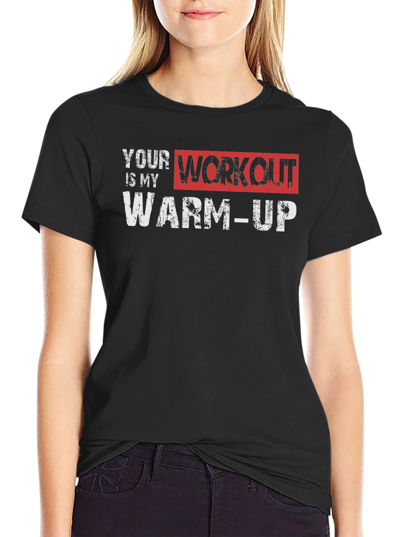 Workout Warm-Up Graphic T-Shirt
