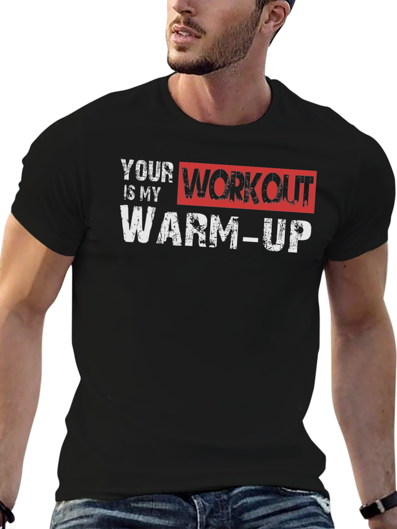 Workout Warm-Up Graphic T-Shirt