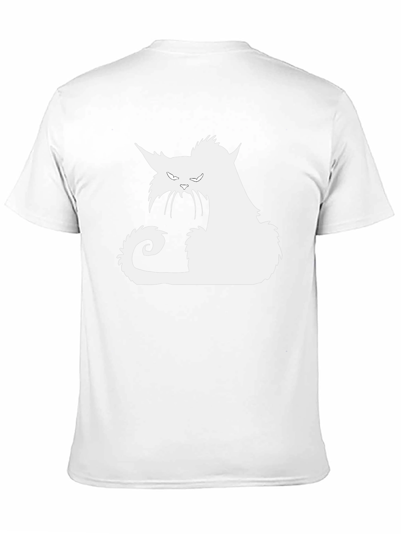 Black Cat Silhouette Graphic Tee