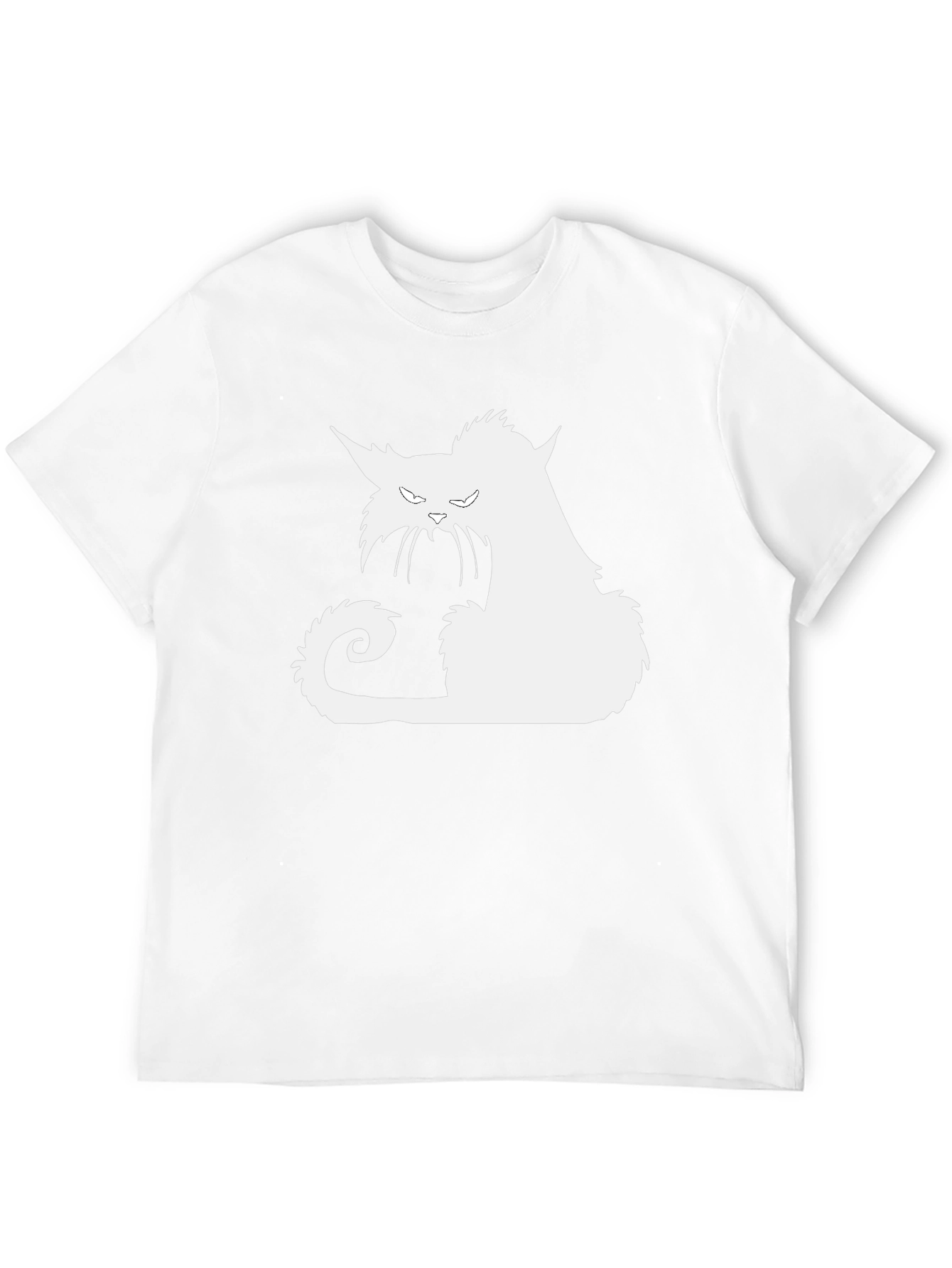 Black Cat Silhouette Graphic Tee