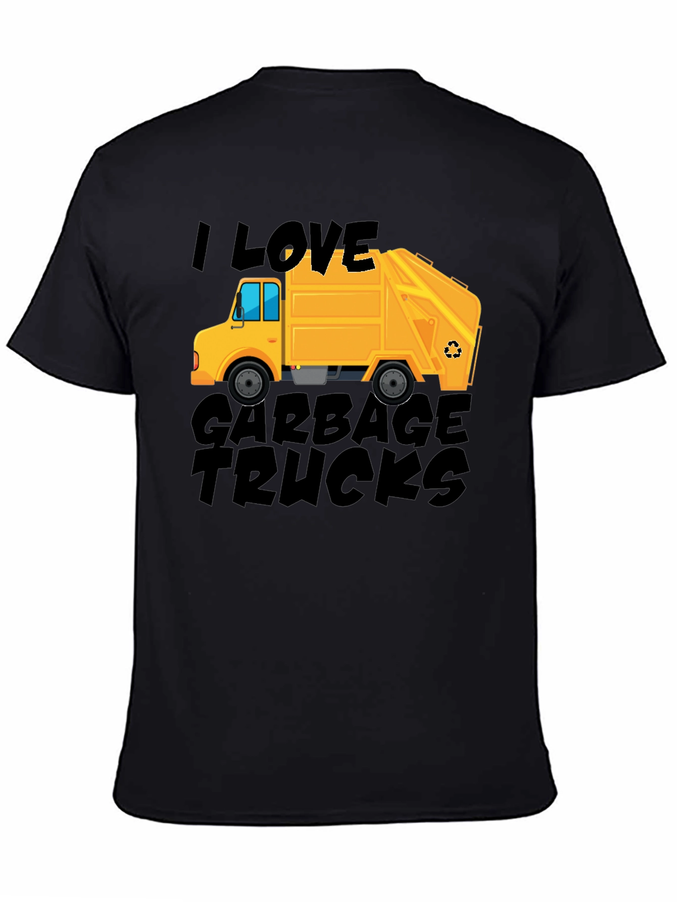 I Love Garbage Trucks Graphic Tee