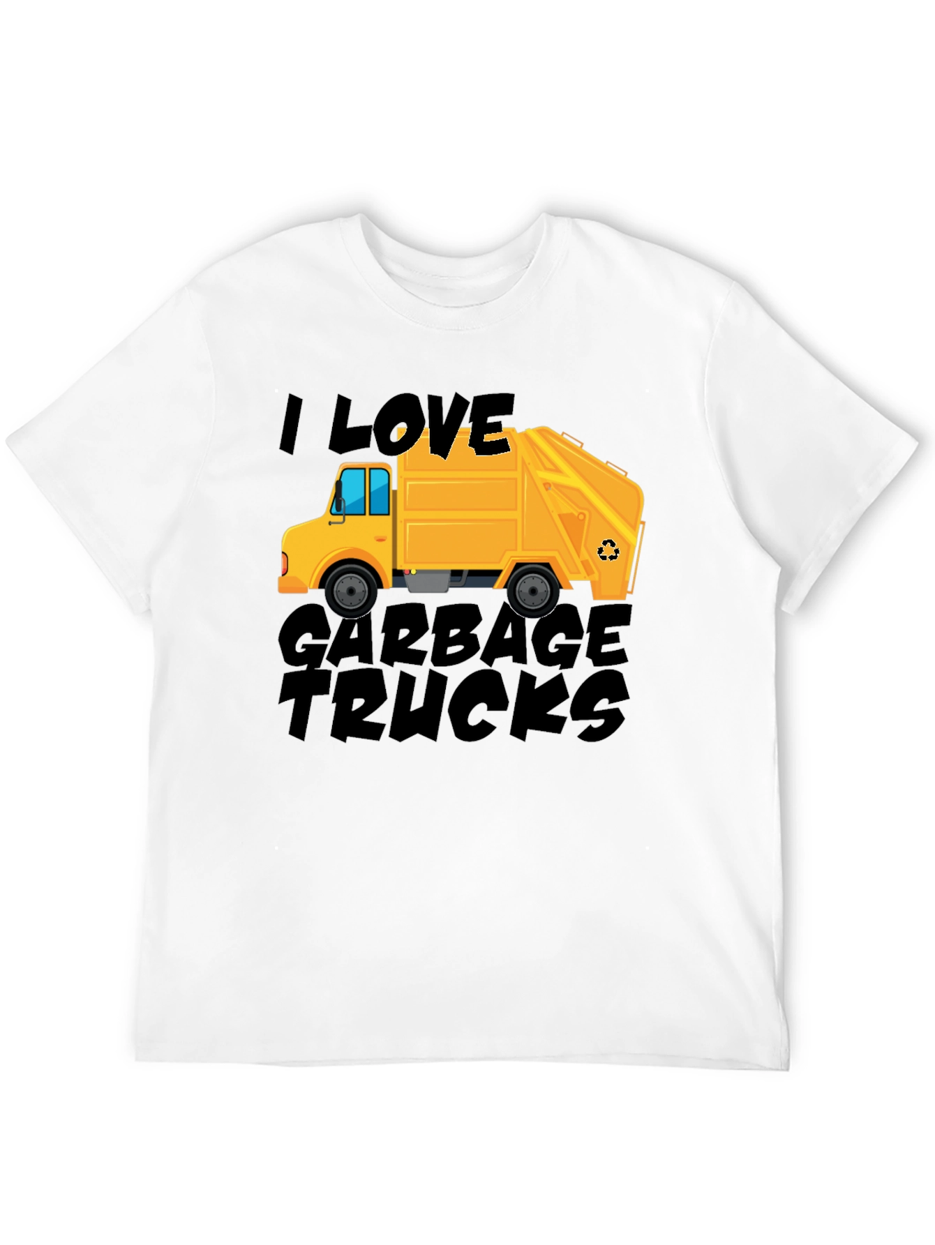 I Love Garbage Trucks Graphic Tee