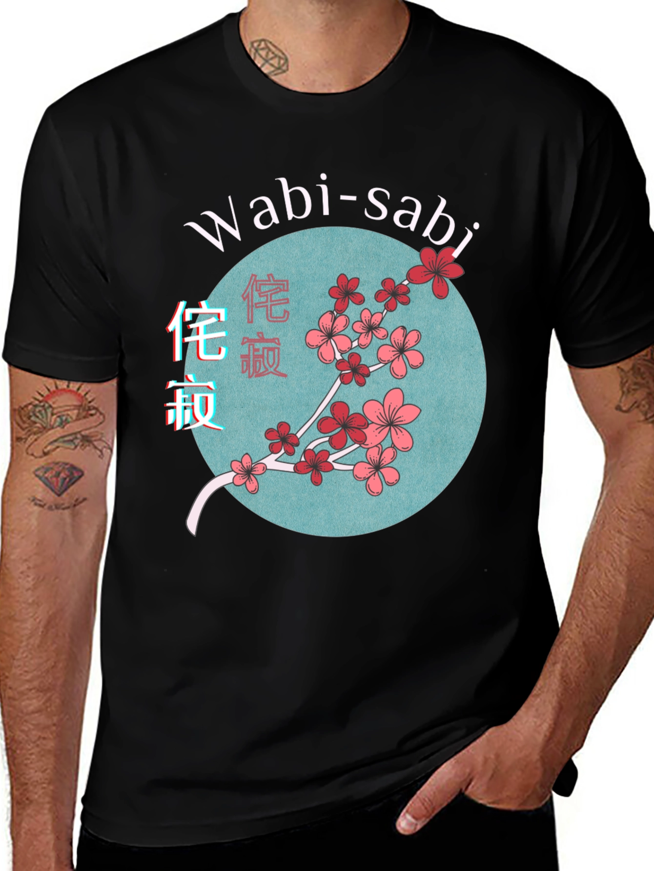 Wabi-Sabi Cherry Blossom T-Shirt