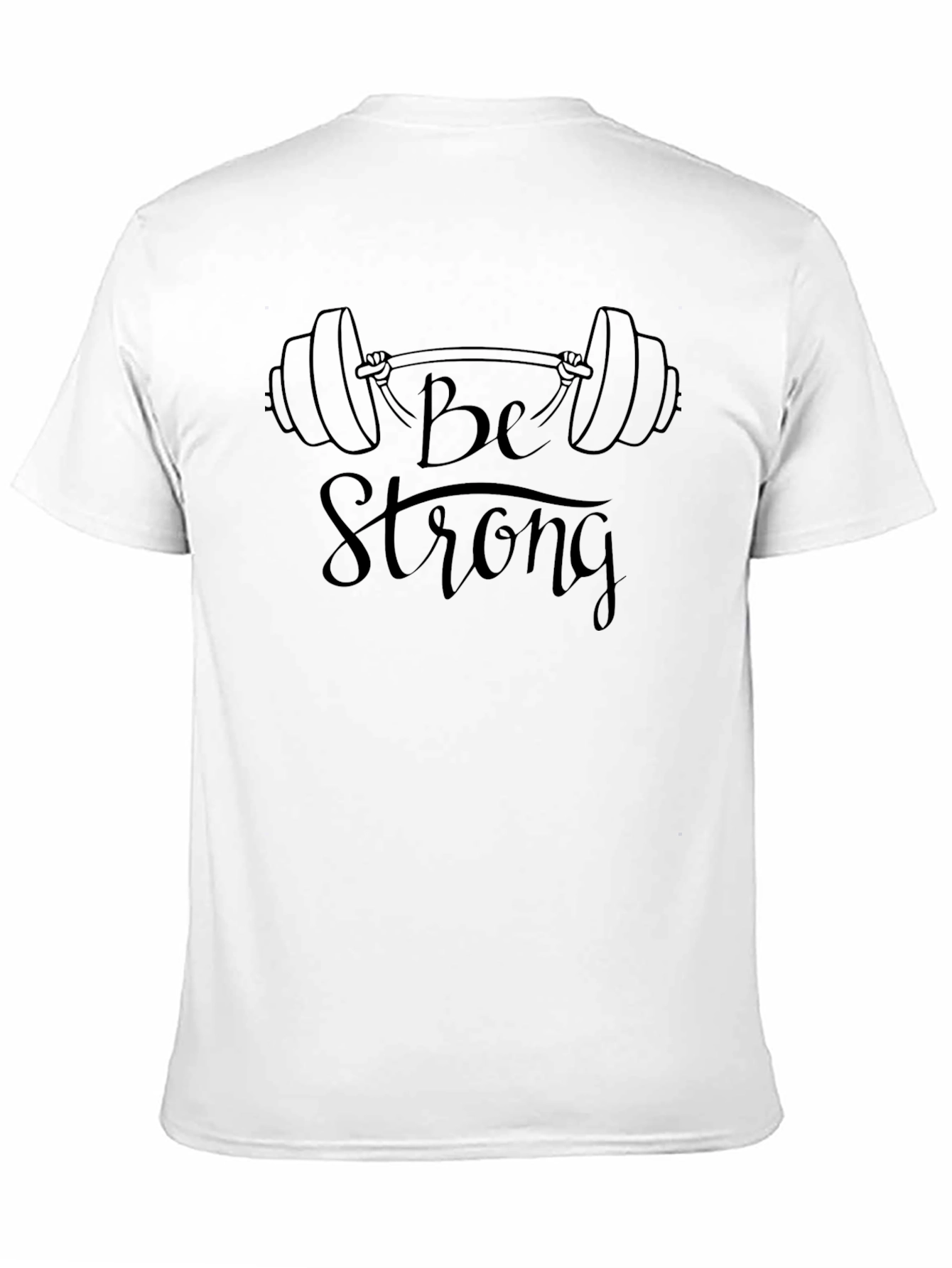Be Strong Black Graphic Tee