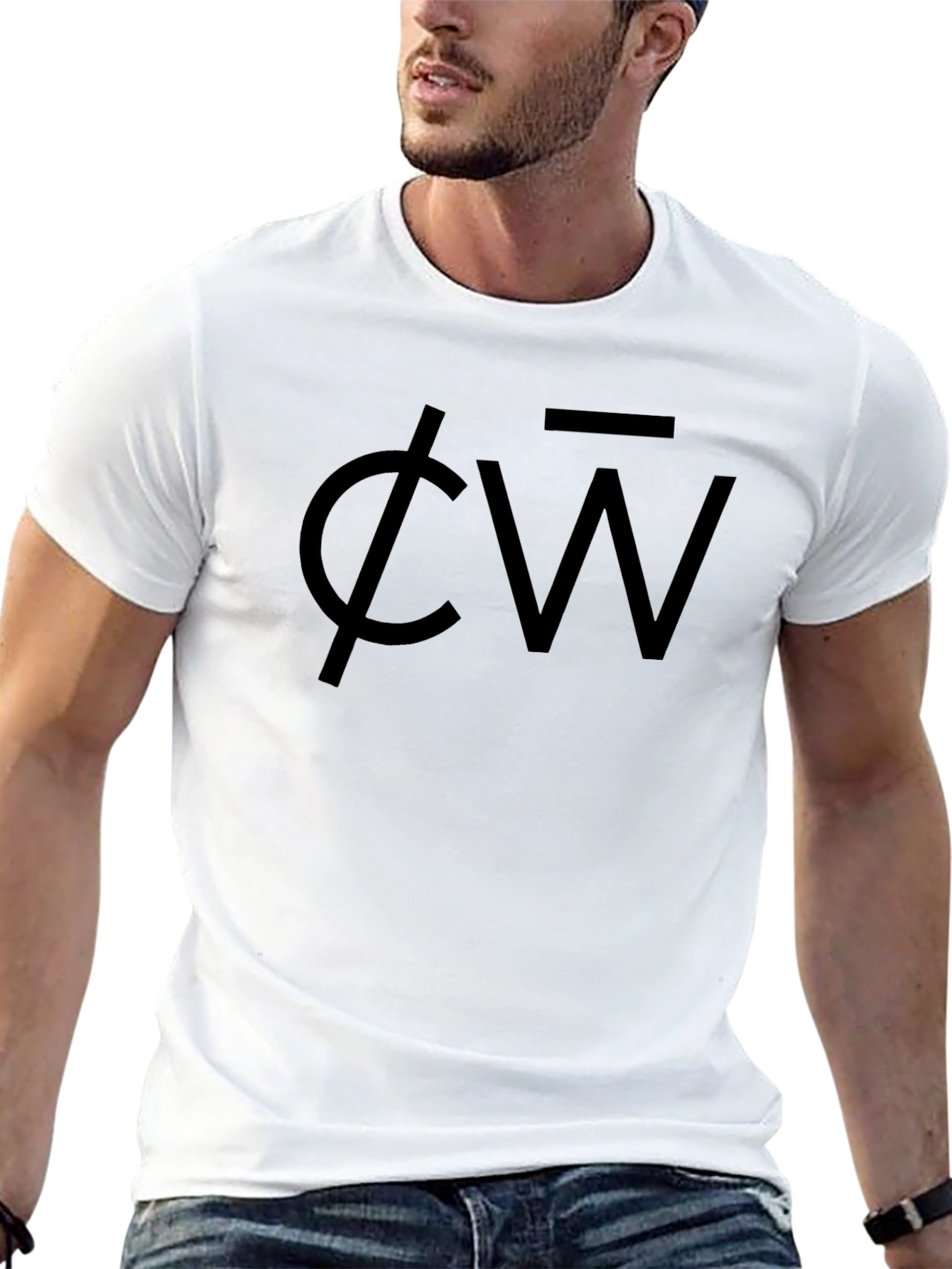 CW Bar Black Graphic Tee - Modern Streetwear