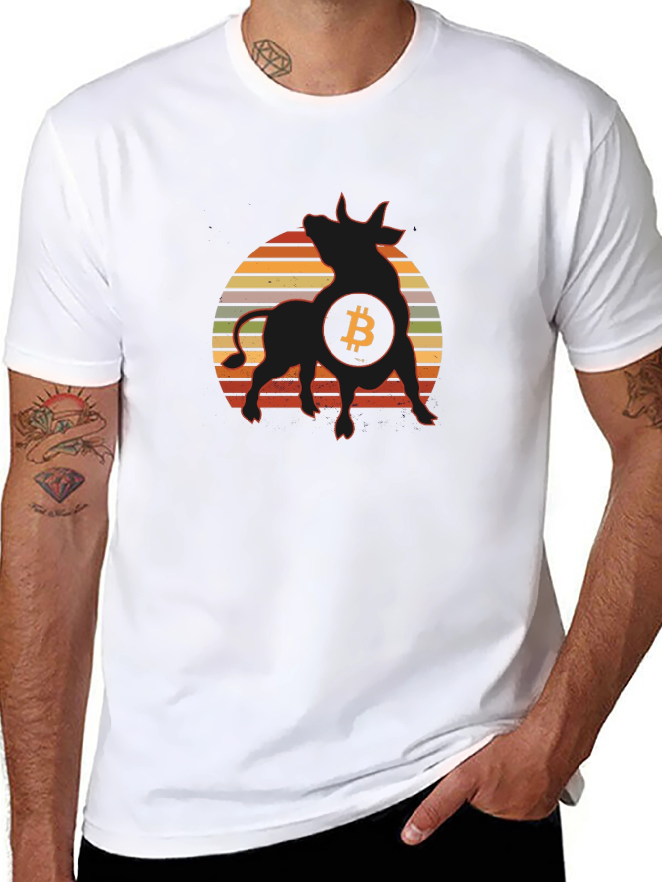 Bitcoin Bull T-Shirt - Crypto Trader Tee