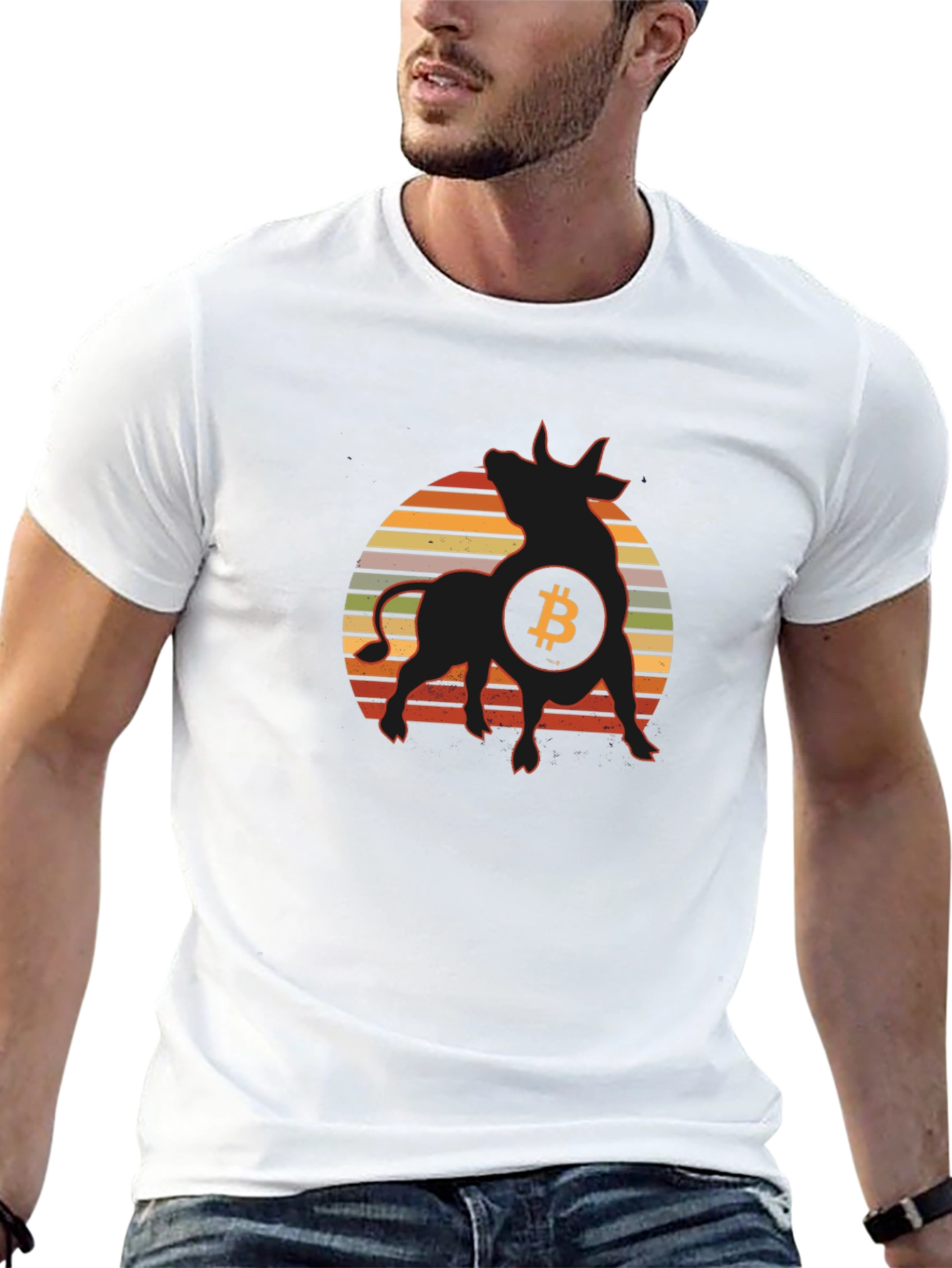 Bitcoin Bull T-Shirt - Crypto Trader Tee