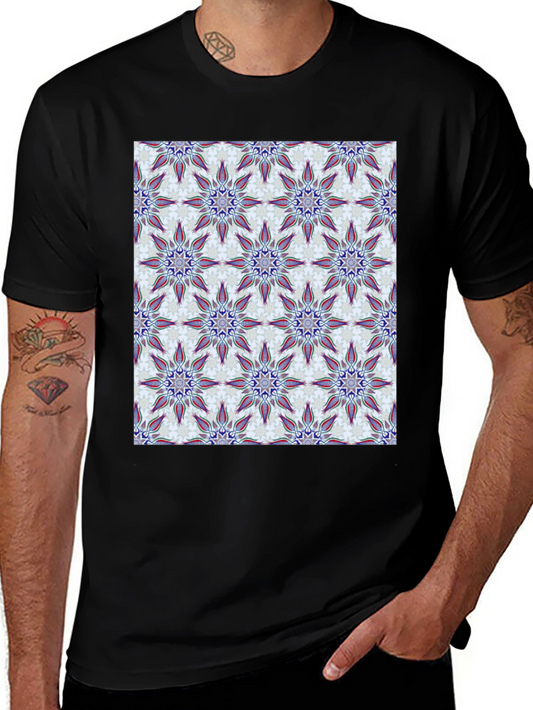 Patterned T-Shirt: Floral Design Casual Comfort