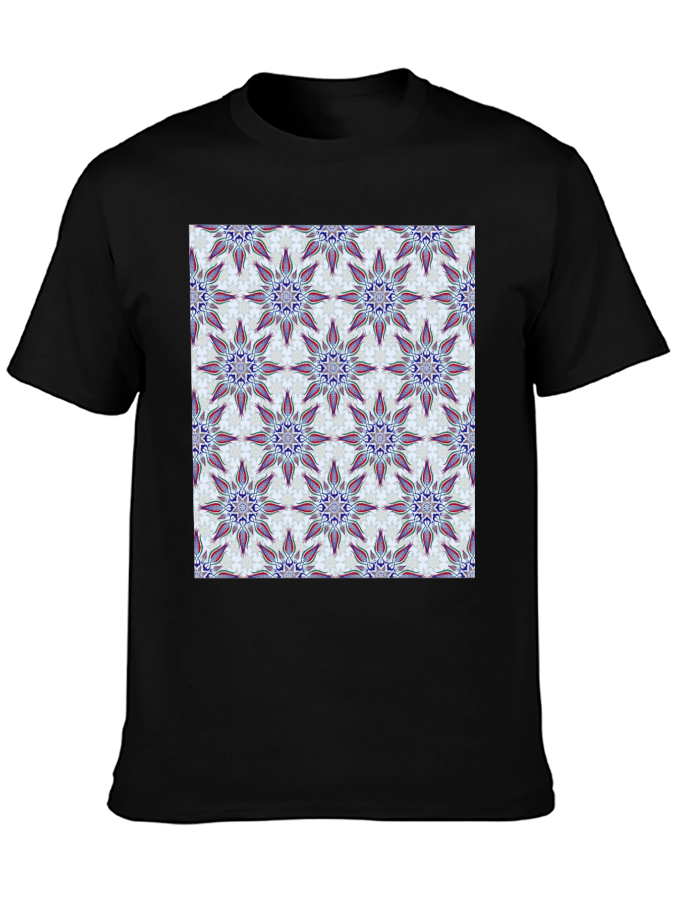 Patterned T-Shirt: Floral Design Casual Comfort