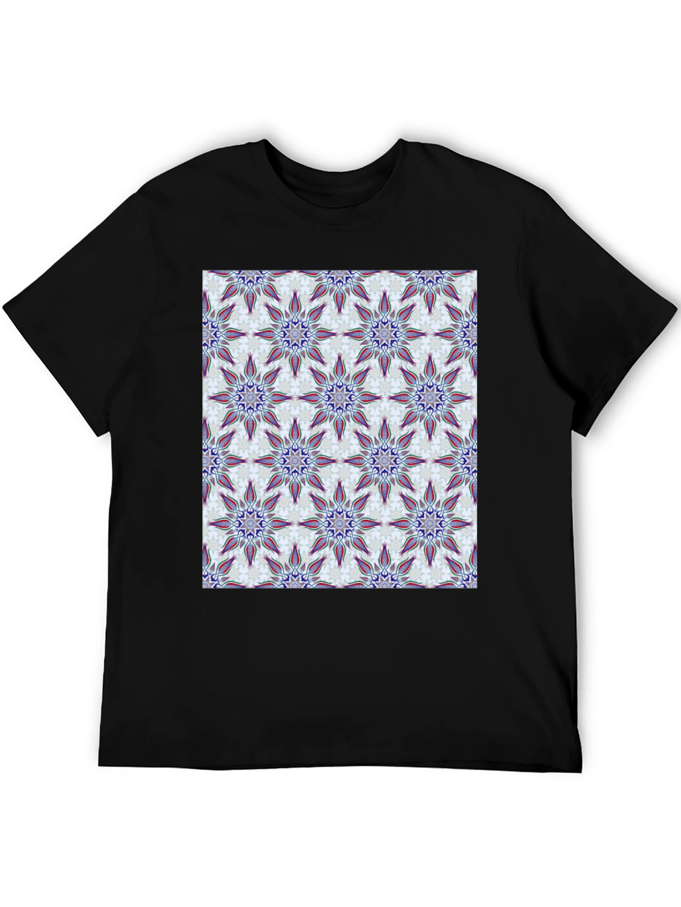 Patterned T-Shirt: Floral Design Casual Comfort