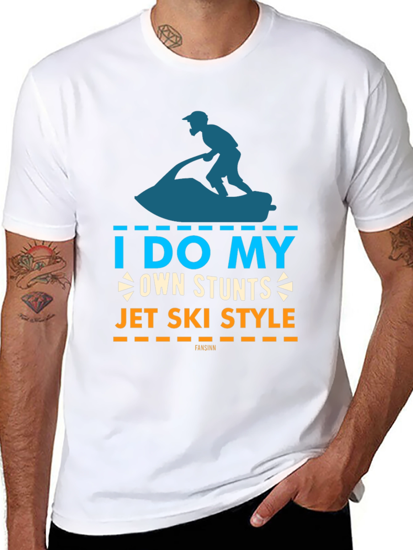I Do My Own Stunts Jet Ski Style T-Shirt