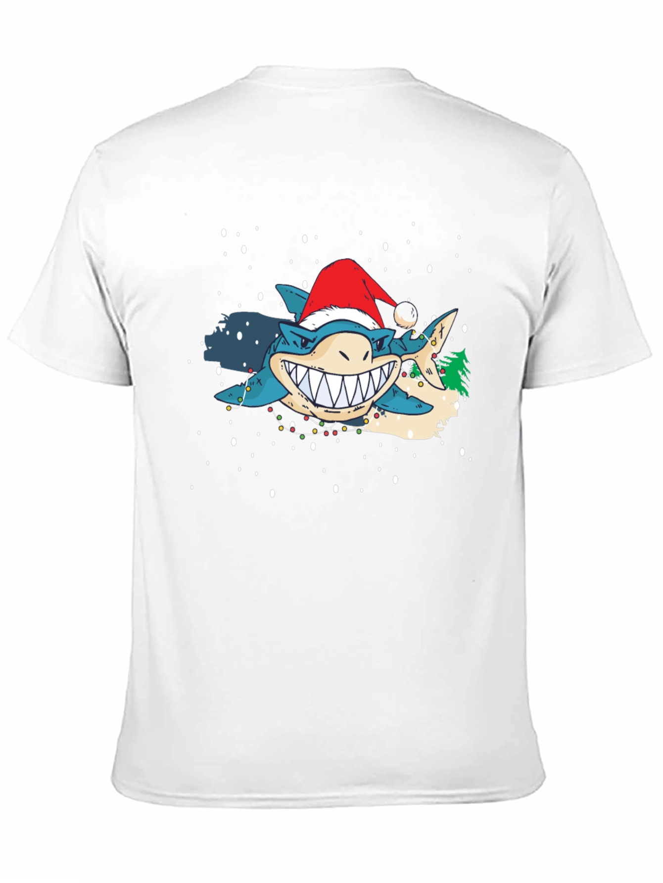 Festive Shark Christmas T-Shirt