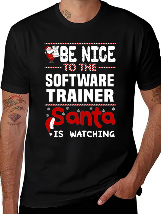Funny Software Trainer Christmas T-Shirt