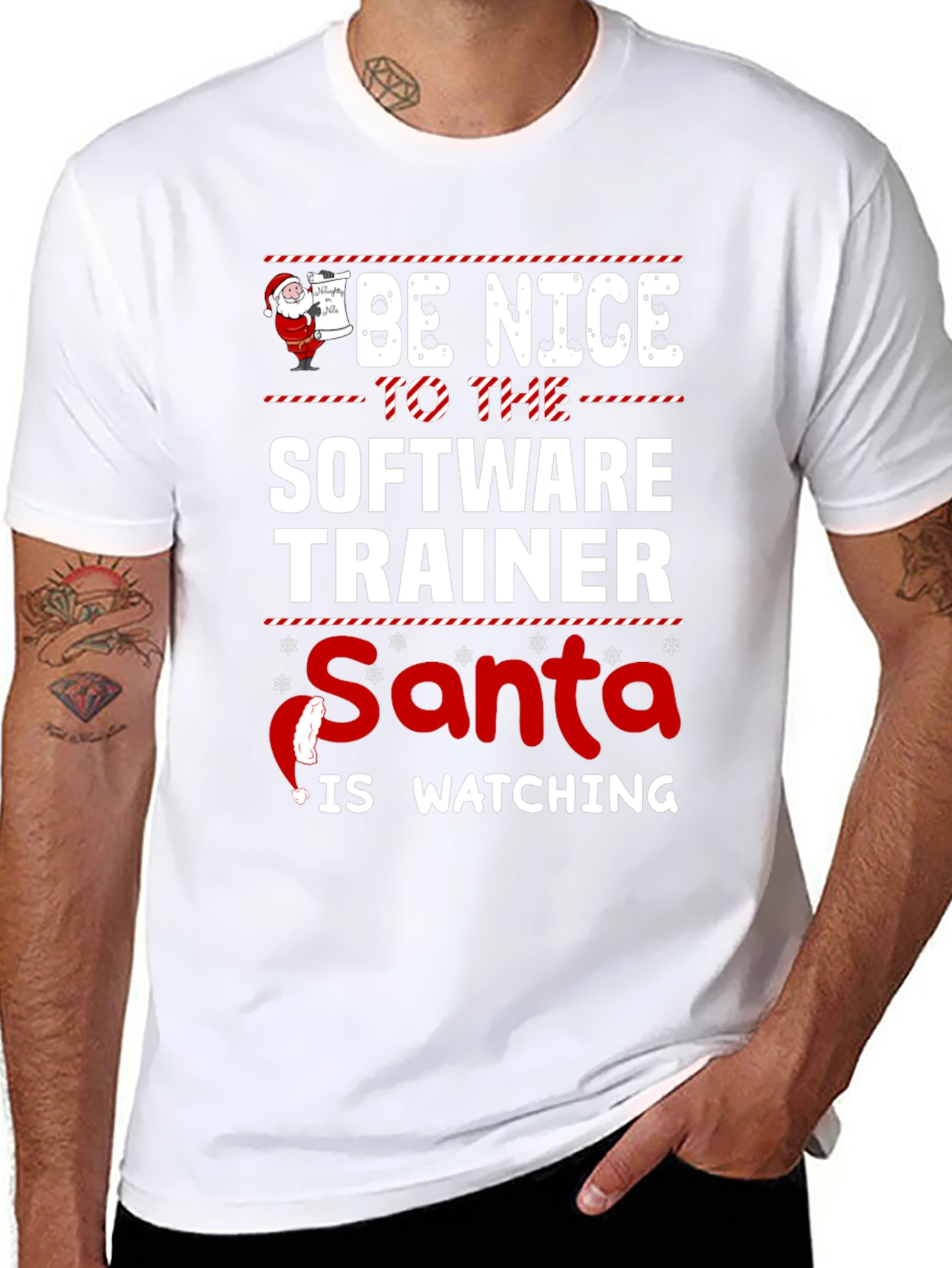 Funny Software Trainer Christmas T-Shirt