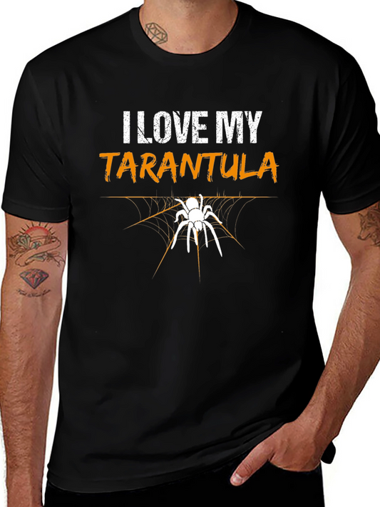 I Love My Tarantula Graphic Tee - Spider Lover Gift