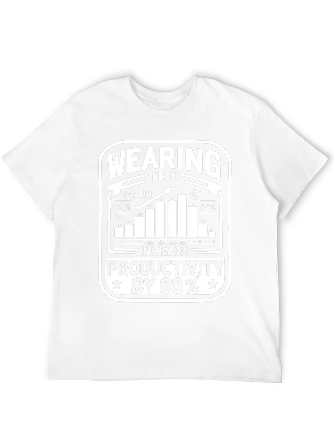 Wearing This T-Shirt Increases Productivity Funny Graphic Tee