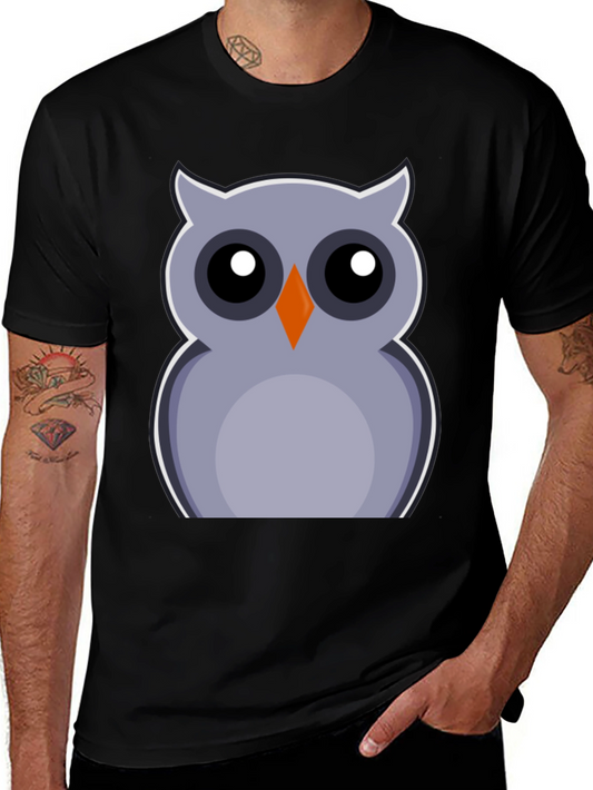 Owl Graphic Print Tee - Fun & Stylish