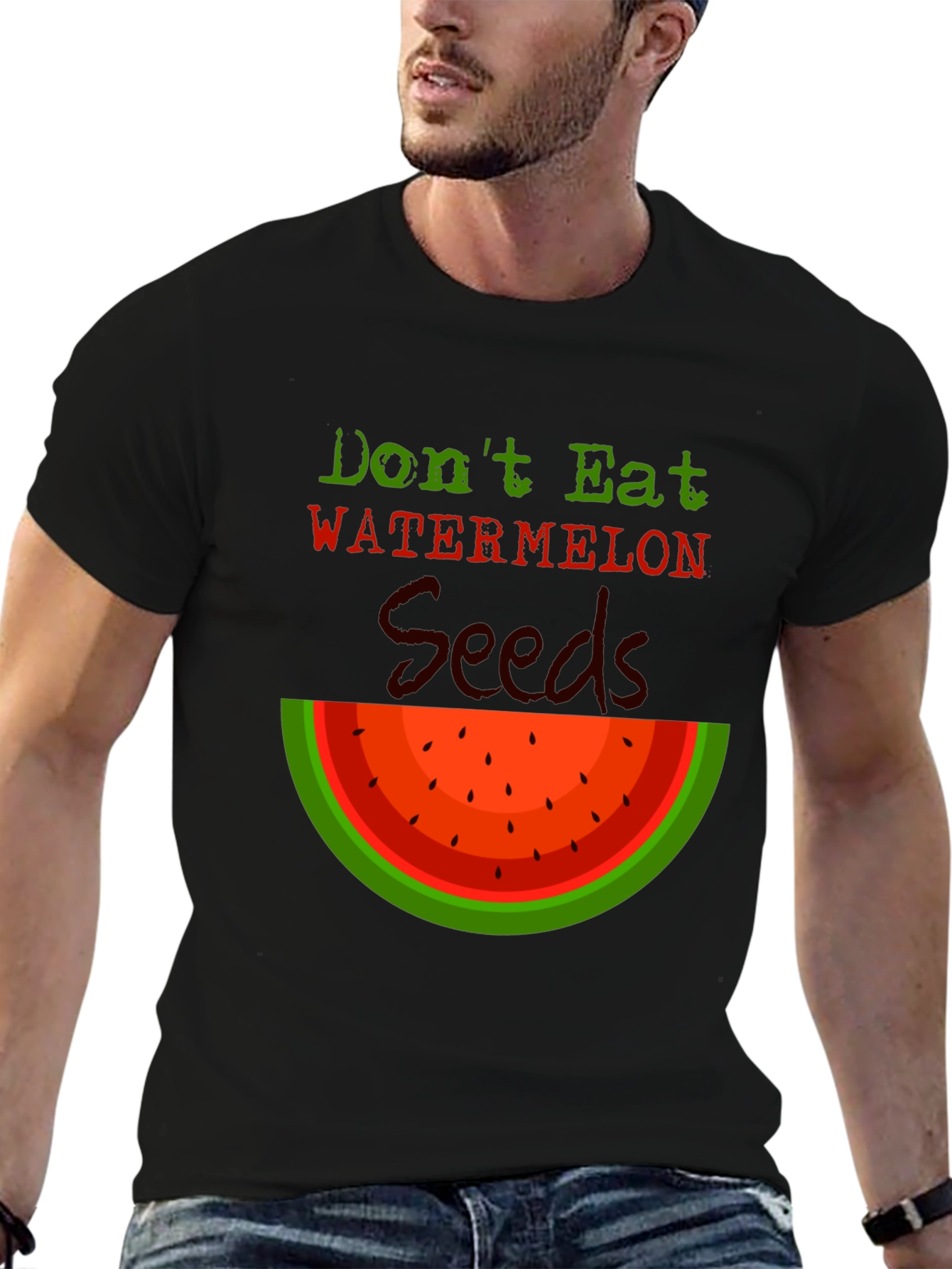 Dont Eat Watermelon Seeds Graphic T-Shirt