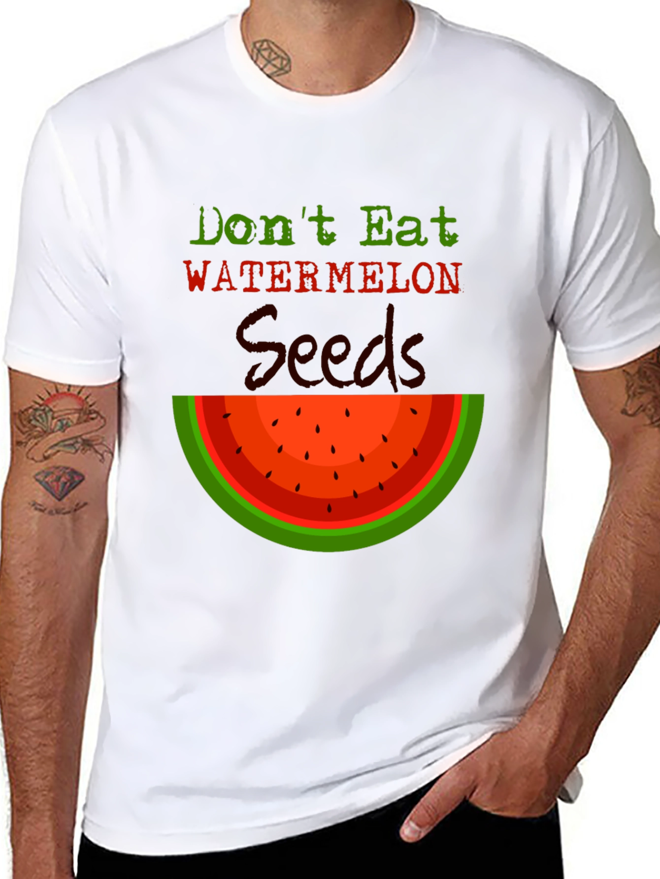 Dont Eat Watermelon Seeds Graphic T-Shirt