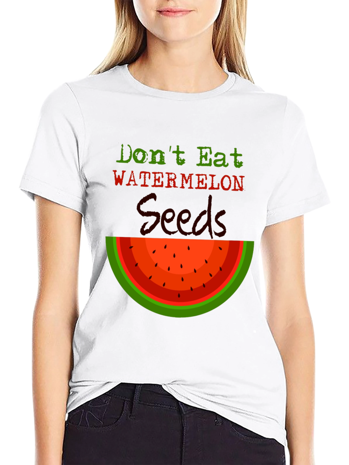 Dont Eat Watermelon Seeds Graphic T-Shirt