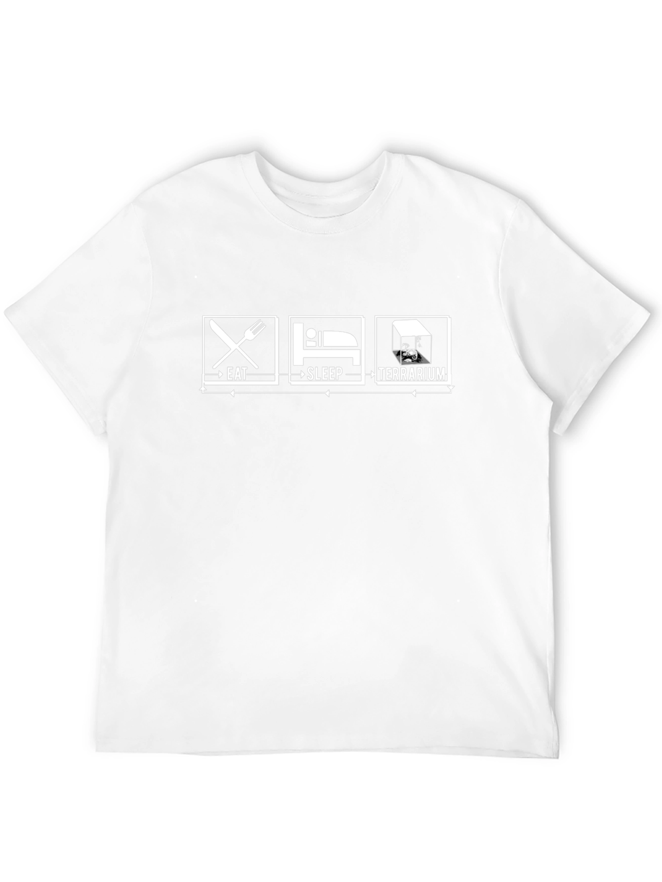 Eat Sleep Terrarium Funny Hobby T-Shirt
