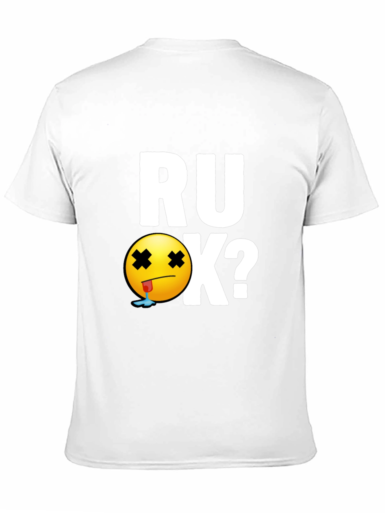 RU OK? Graphic T-Shirt - Black Cotton Tee