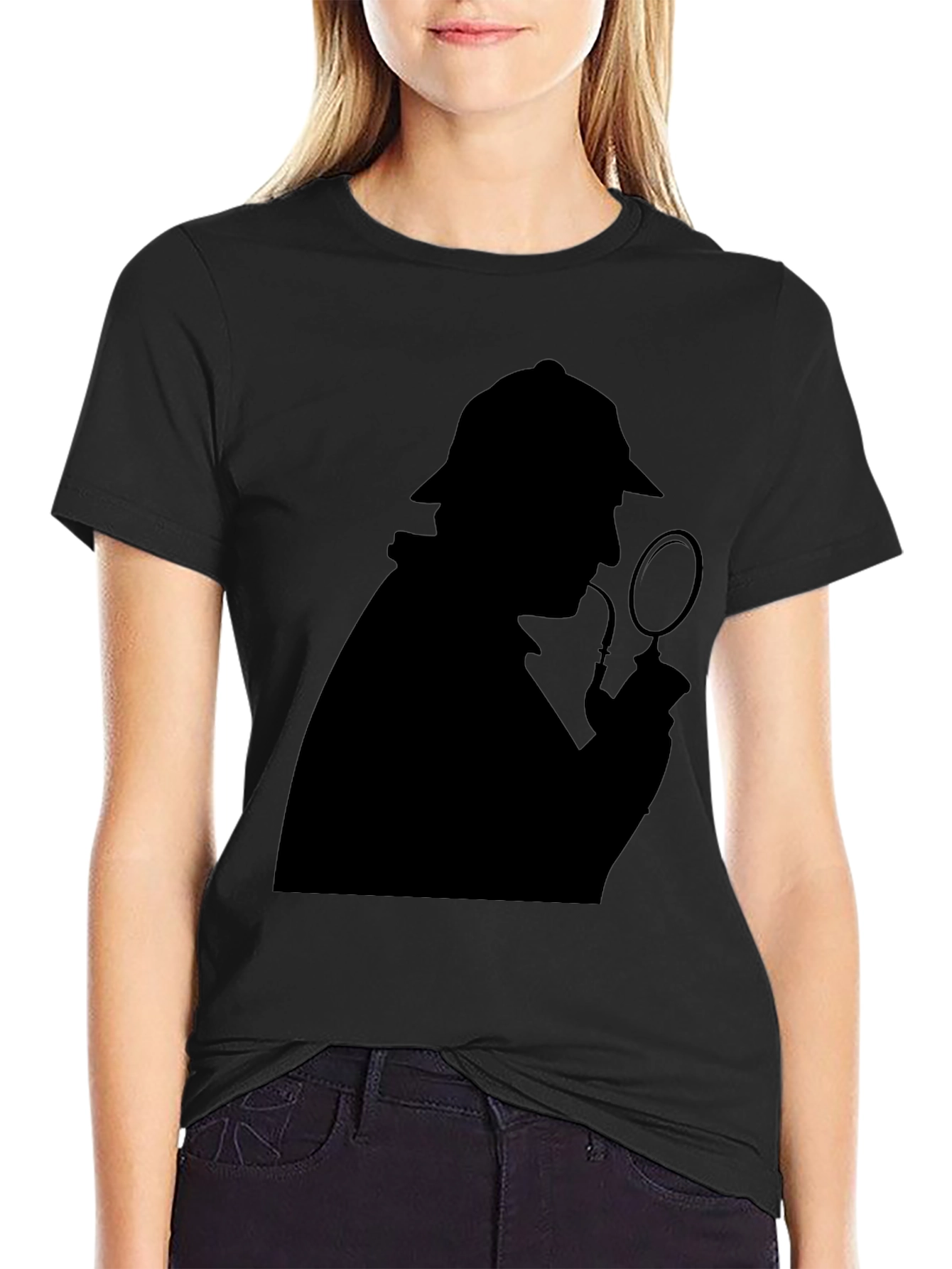 Sherlock Holmes Silhouette T-Shirt - Detective Tee