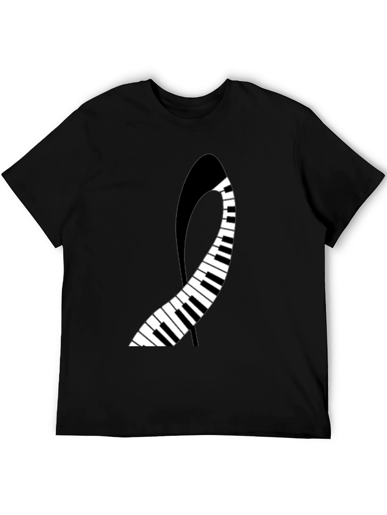 Musical Keys Graphic Tee - Stylish & Unique