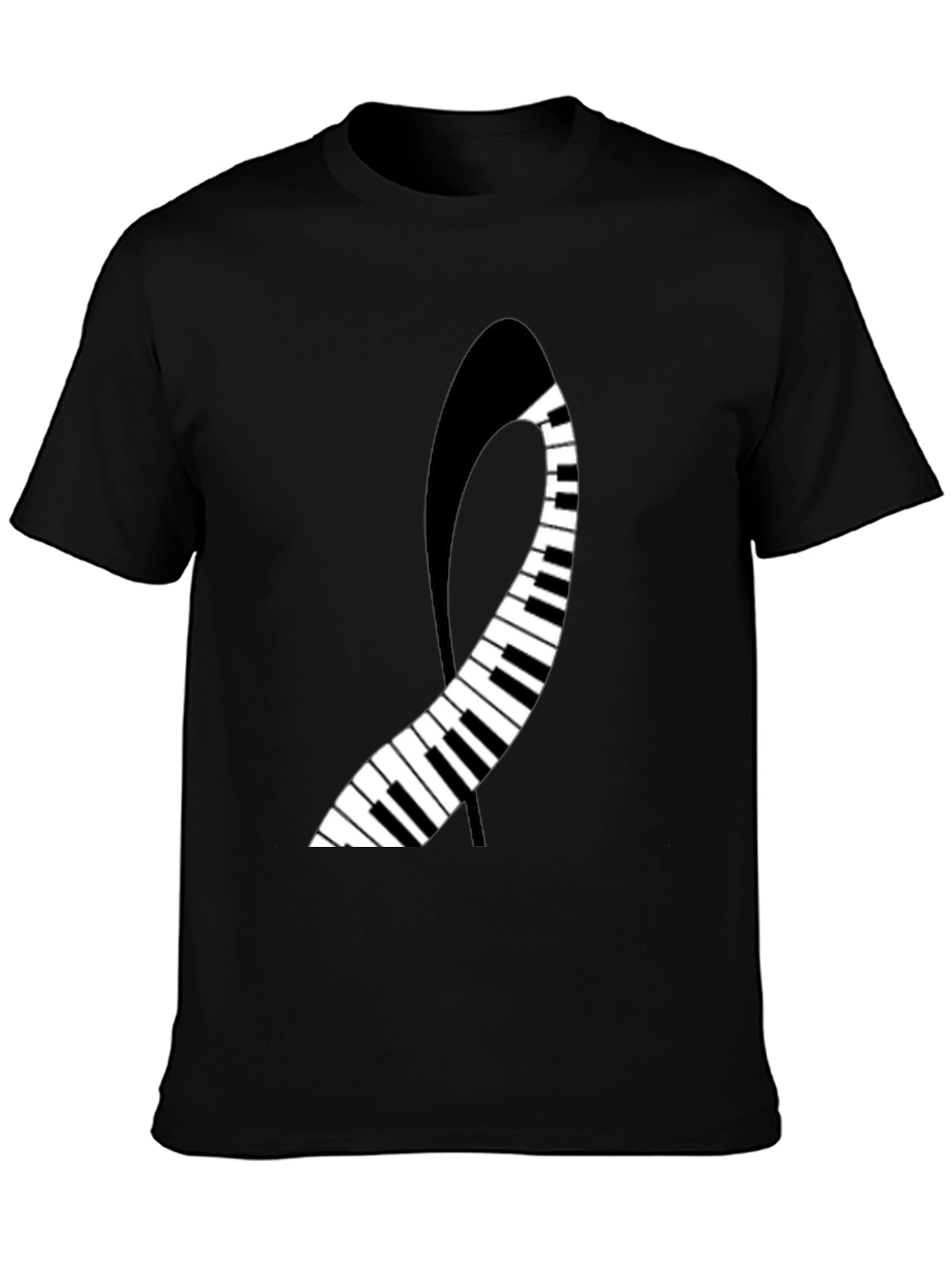 Musical Keys Graphic Tee - Stylish & Unique