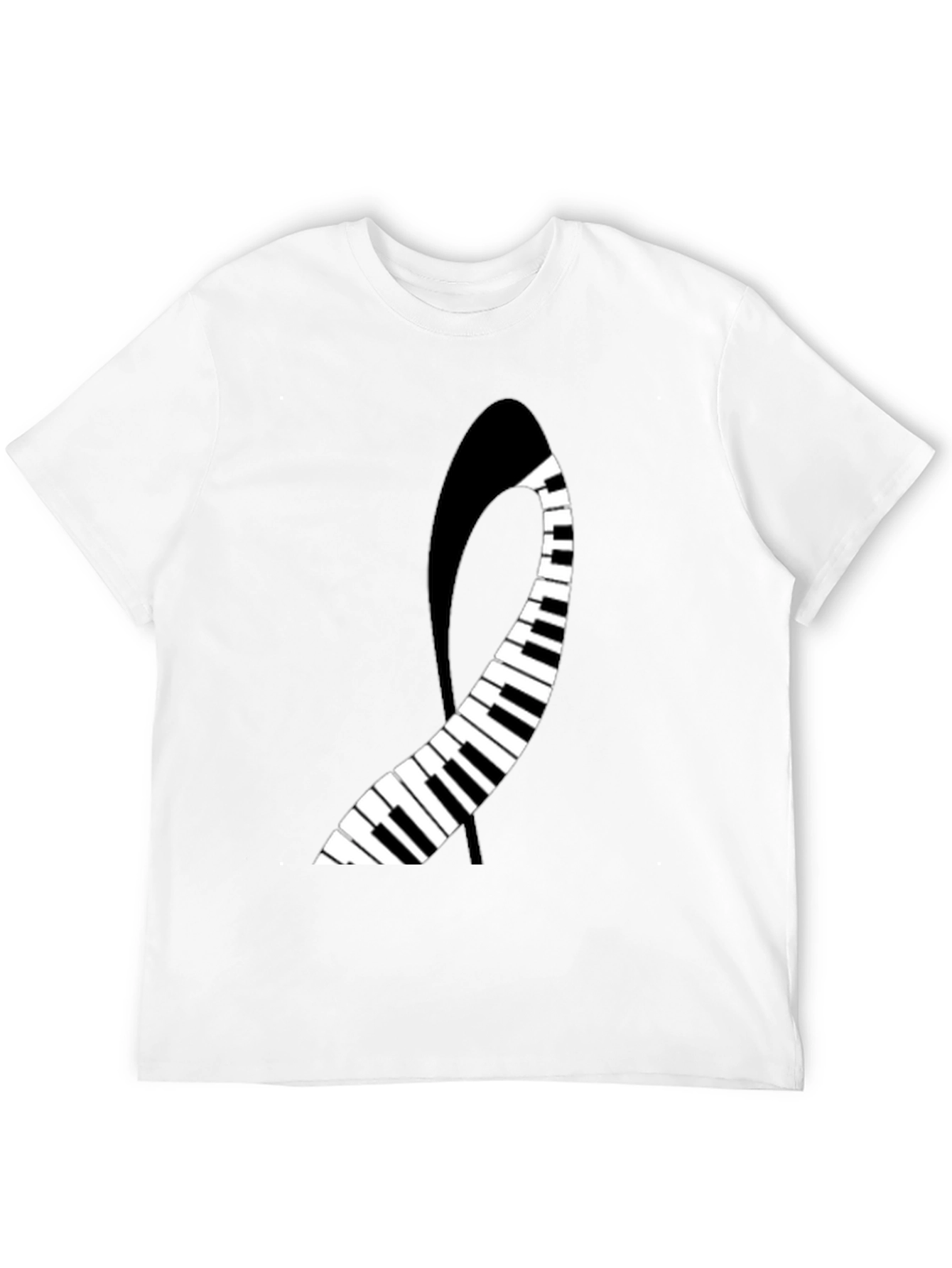 Musical Keys Graphic Tee - Stylish & Unique