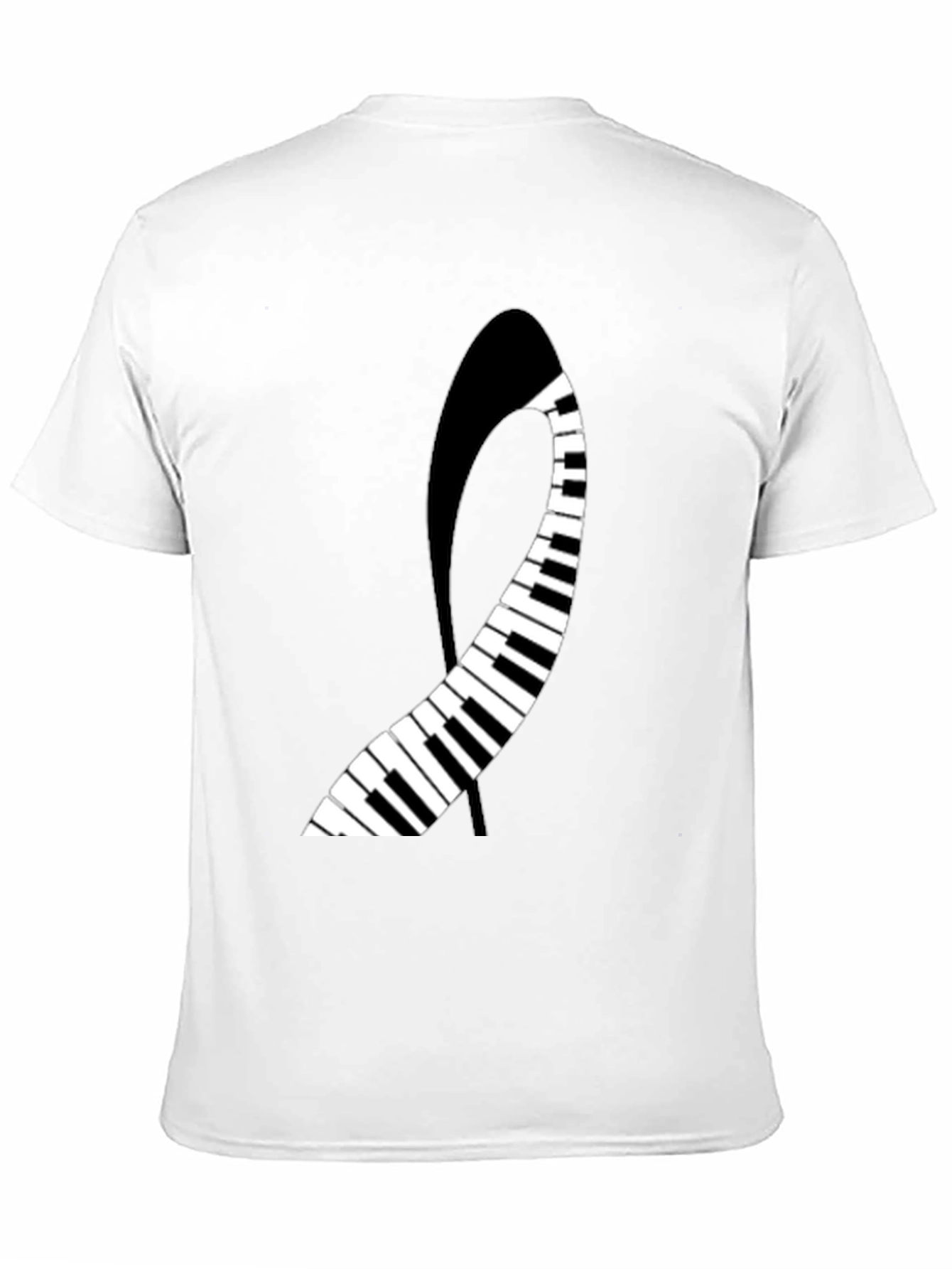 Musical Keys Graphic Tee - Stylish & Unique