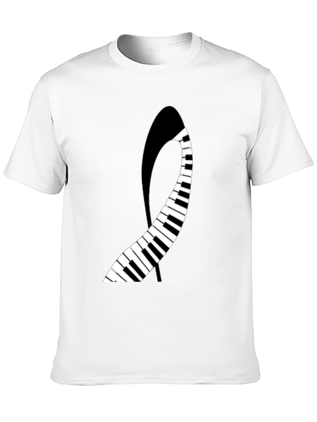 Musical Keys Graphic Tee - Stylish & Unique