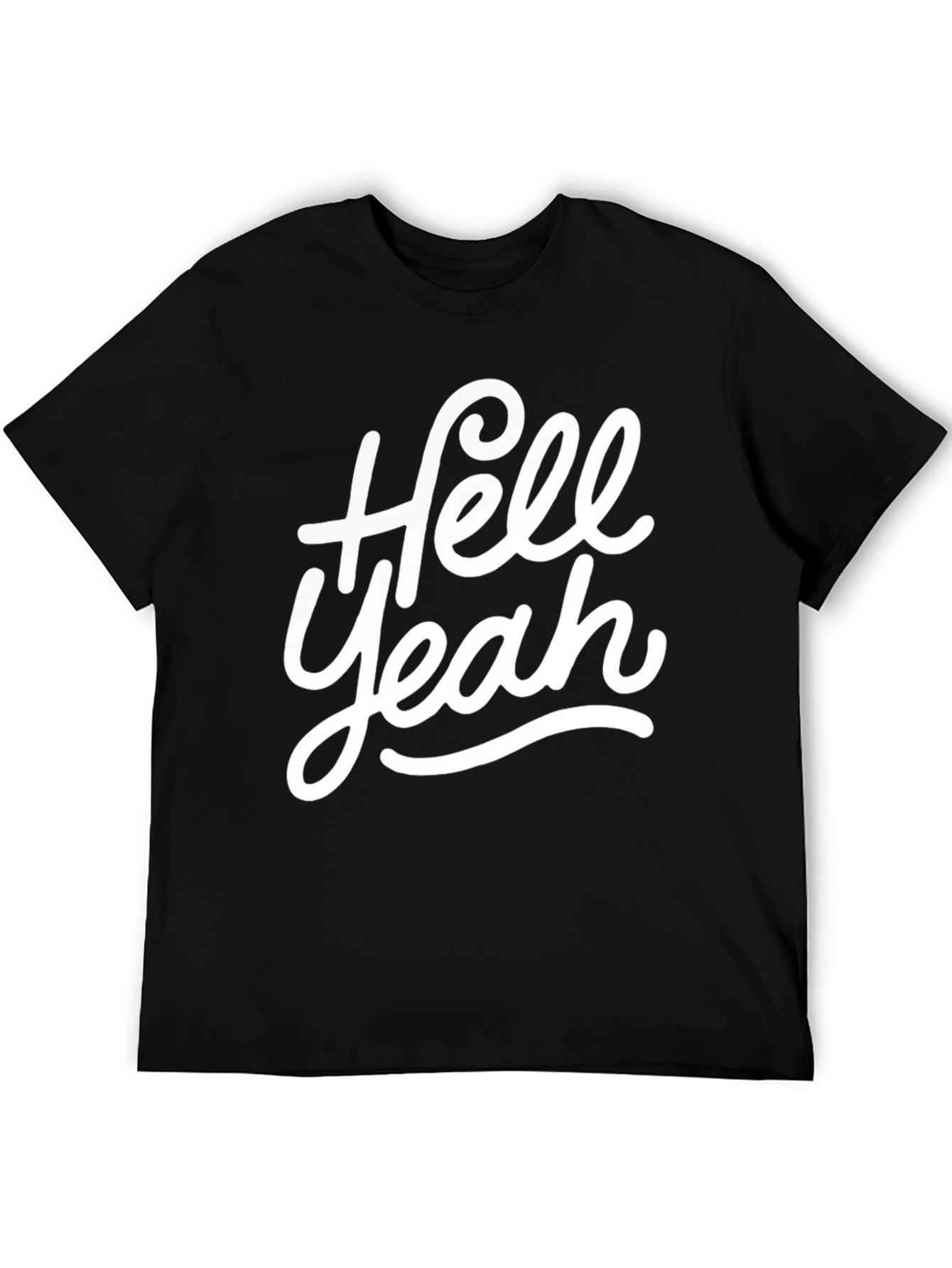 Hell Yeah Graphic T-Shirt - Bold Casual Tee