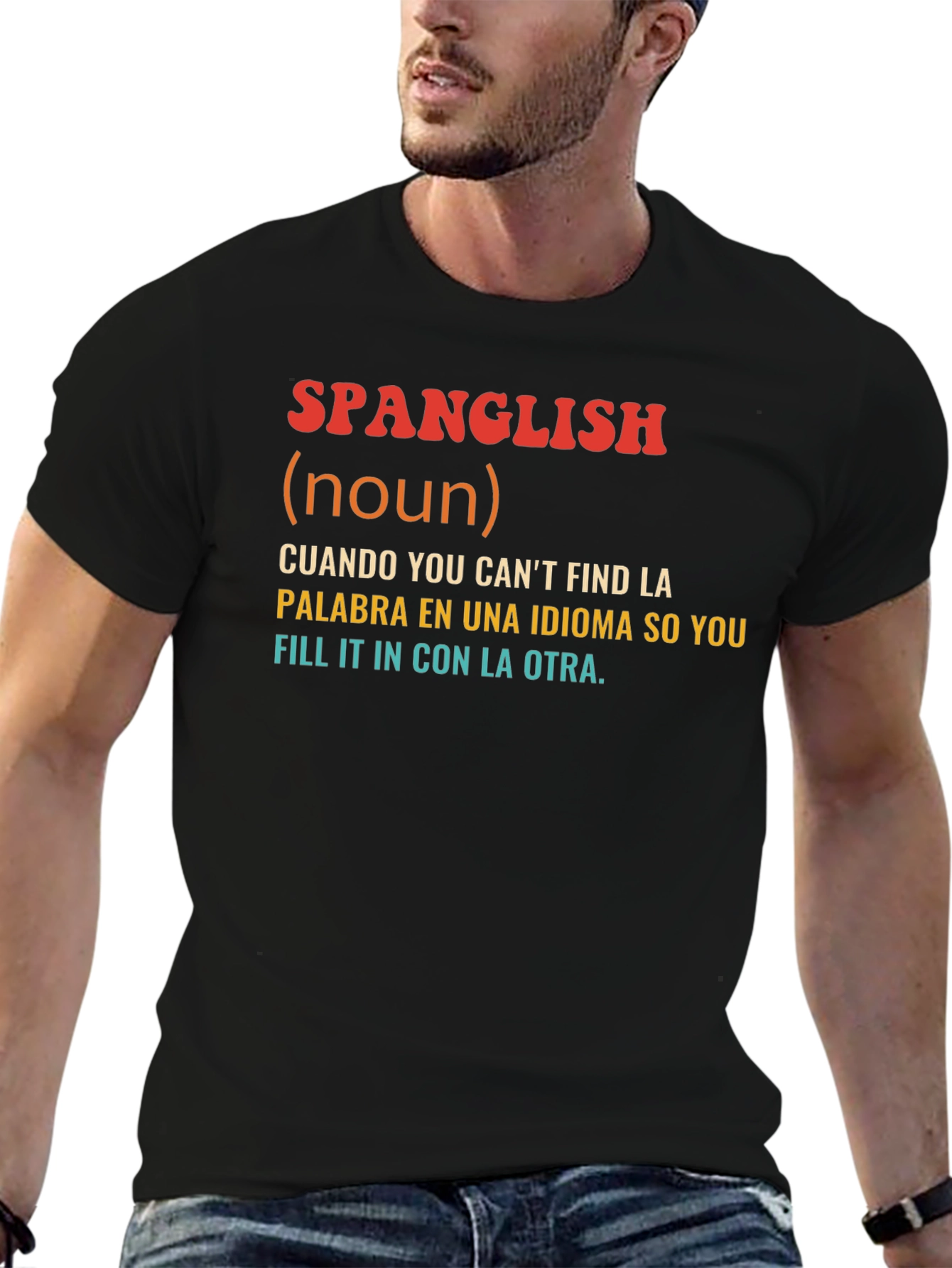 Spanglish Definition T-Shirt - Bilingual Humor Tee