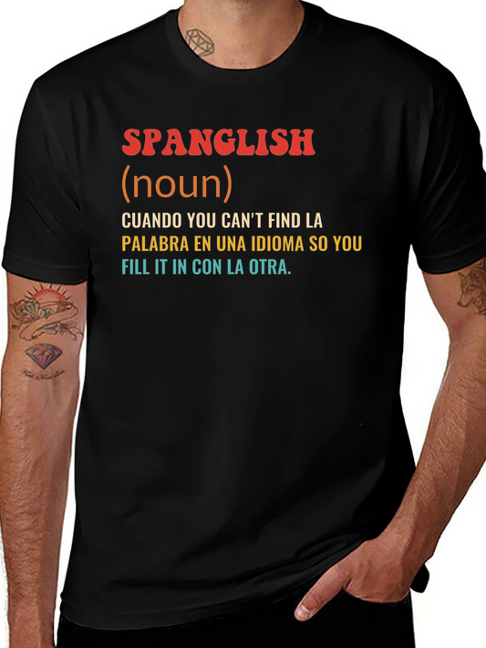 Spanglish Definition T-Shirt - Bilingual Humor Tee